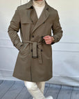 Regular Kalıp Kemerli Trençkot