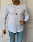 Slim Fit İtalyan Kesim Pamuk Örme Sweat