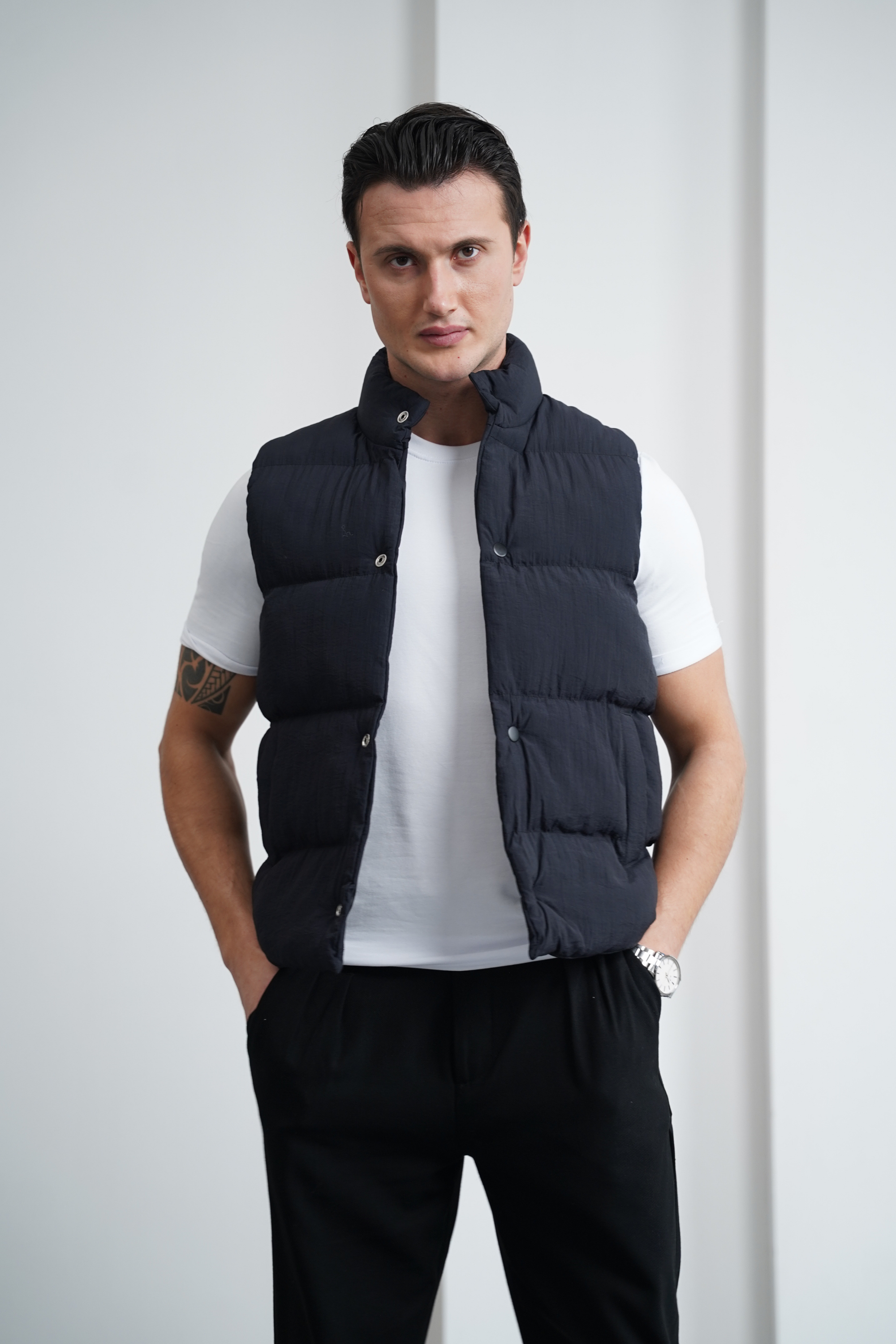 Boncuk Elyaf Şişme Yelek