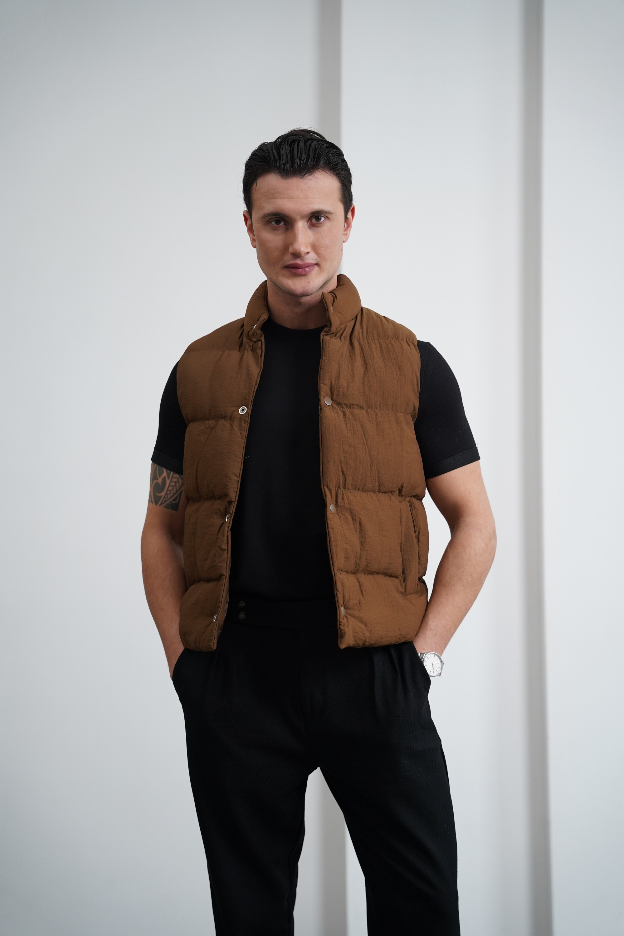 Boncuk Elyaf Şişme Yelek