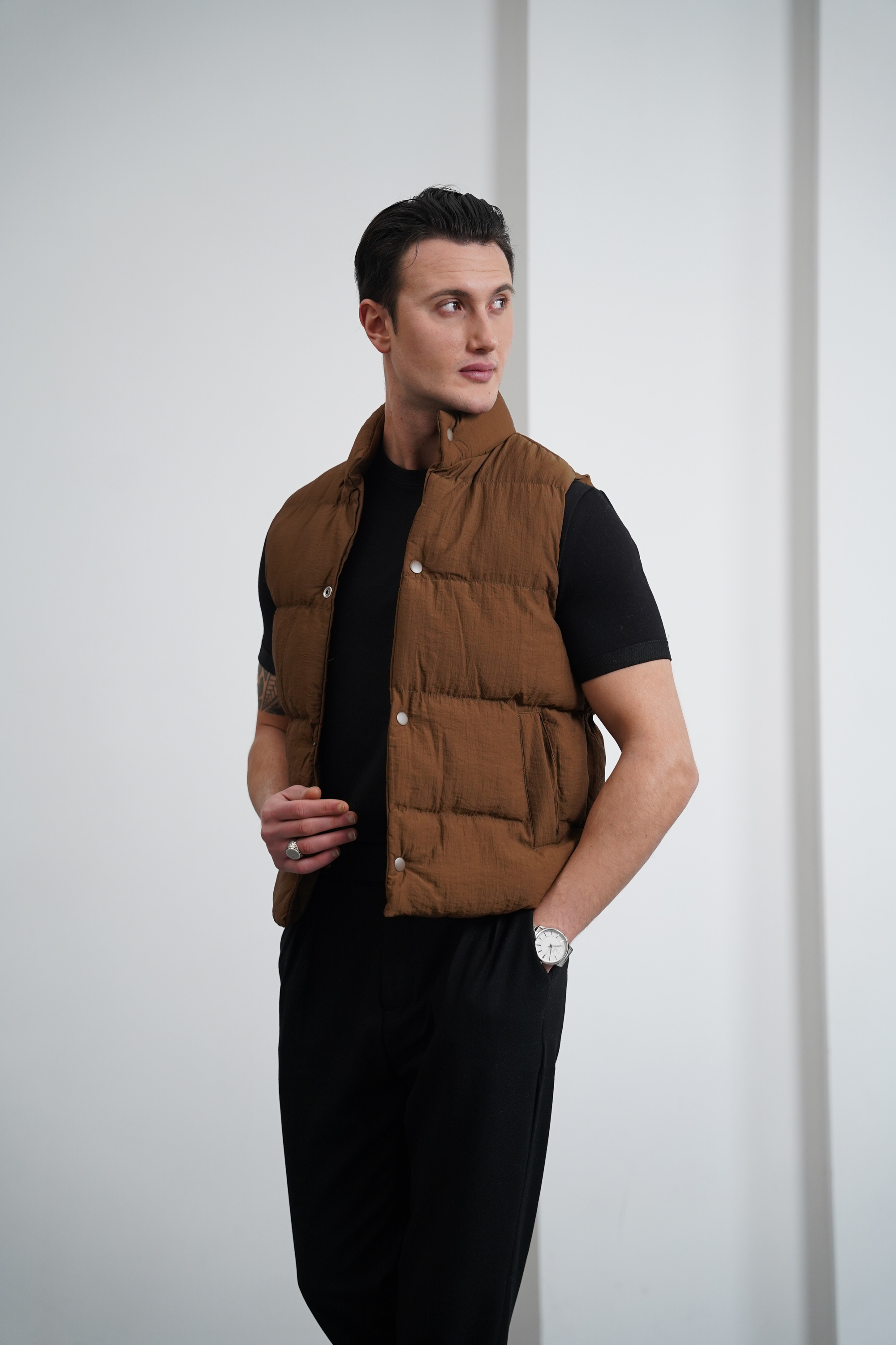 Boncuk Elyaf Şişme Yelek