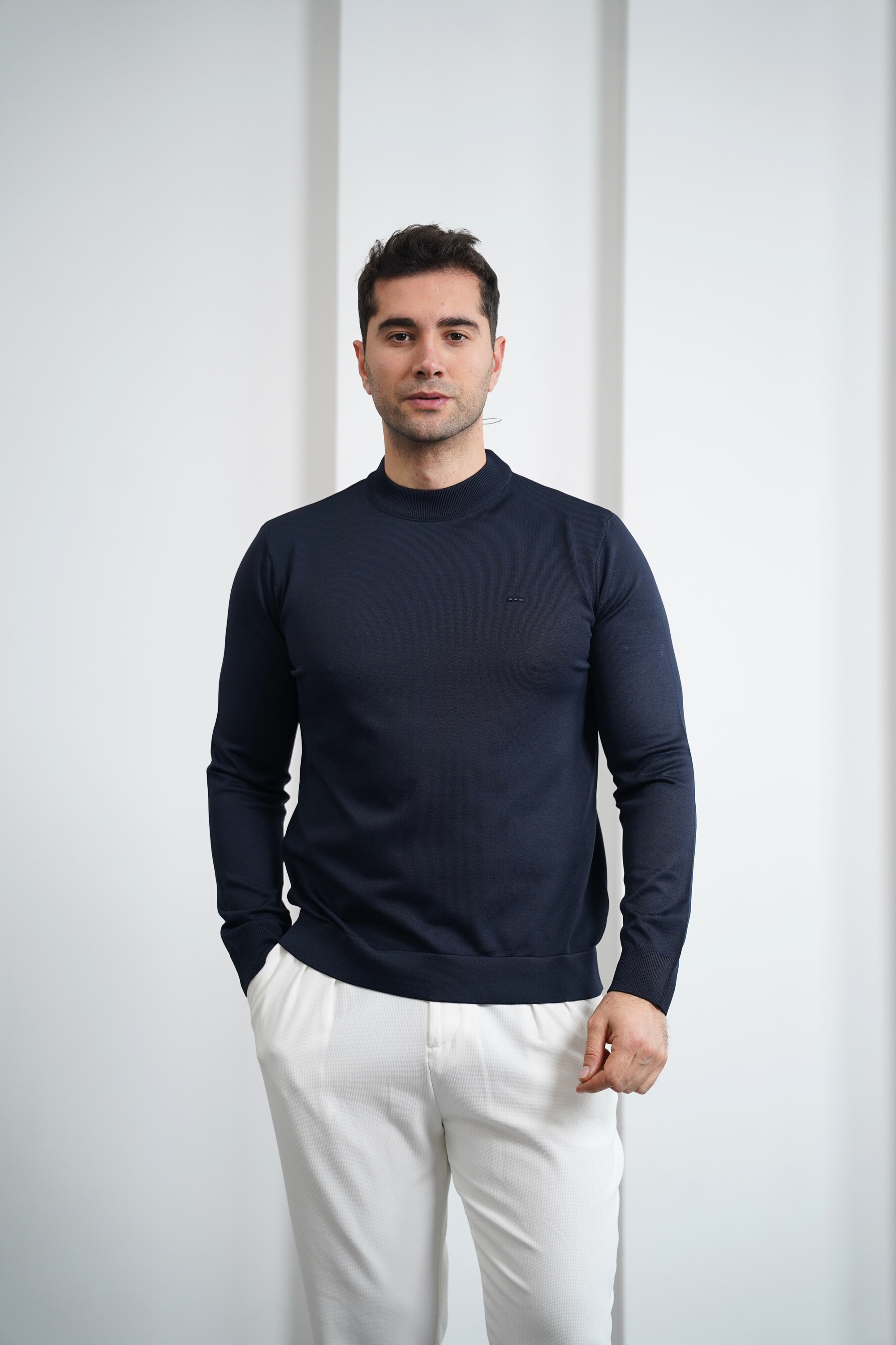 Çeyrek Balıkçı Pamuk Likra Triko