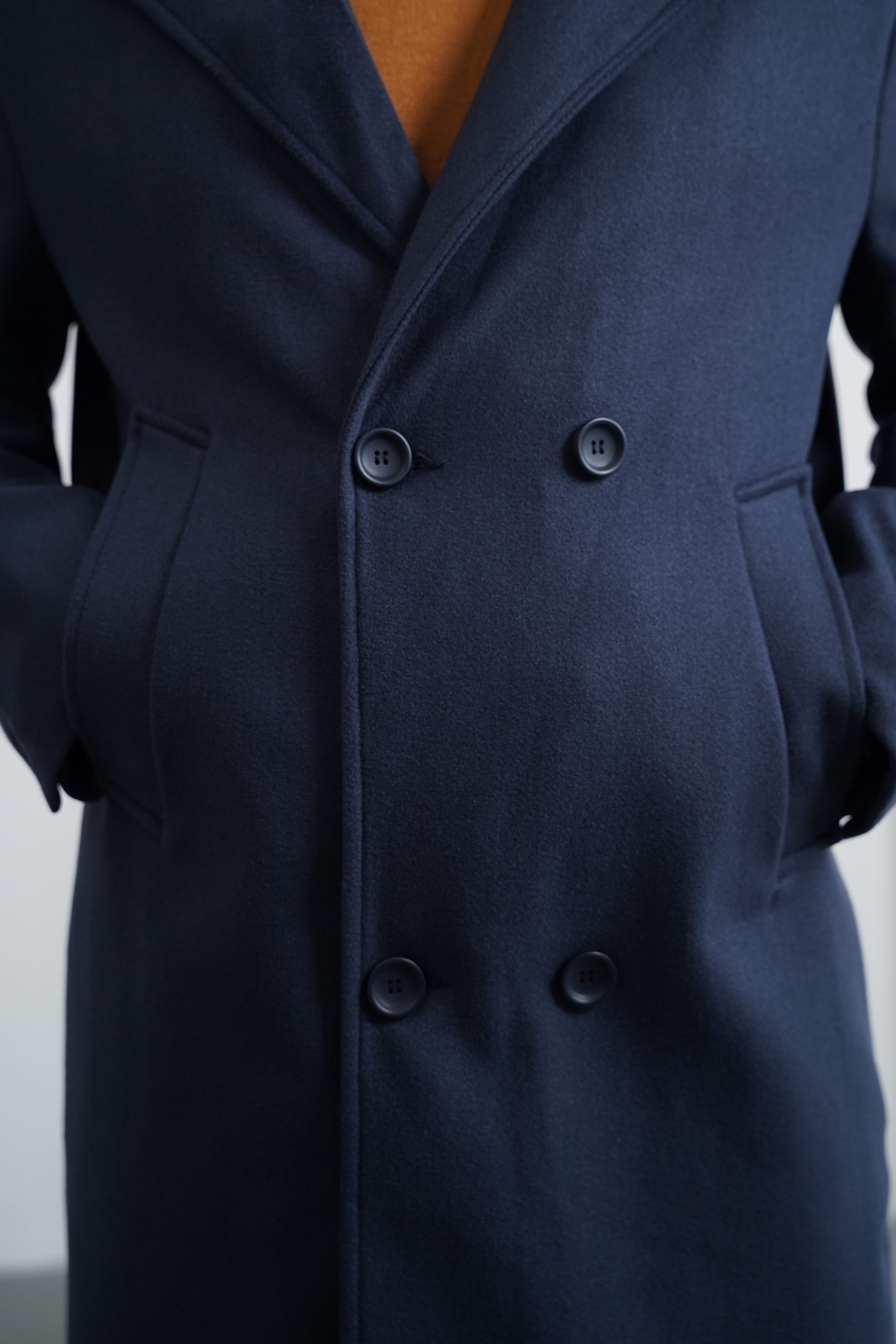 Kemer Detaylı Kaşe Kaban