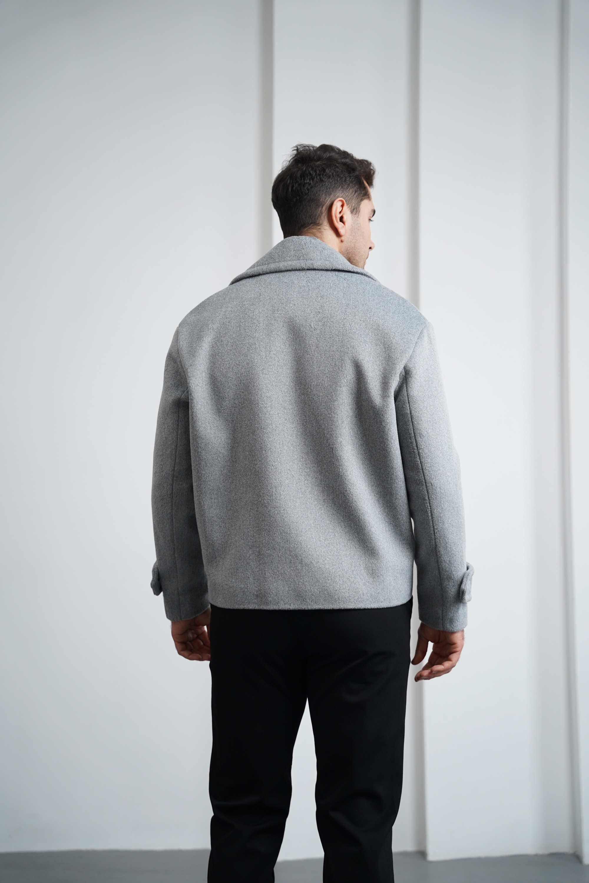 Yumuşak Dokulu Krep Model Kaşmir Ceket