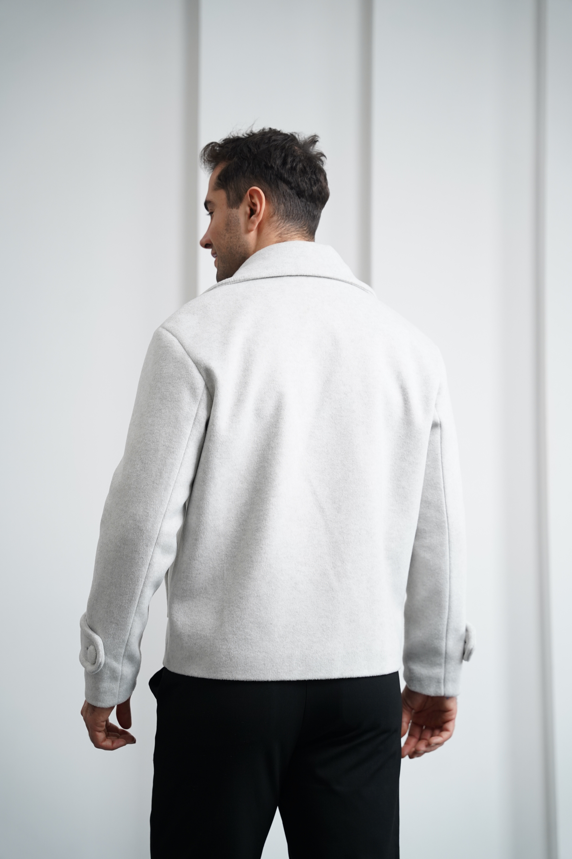 Yumuşak Dokulu Krep Model Kaşmir Ceket