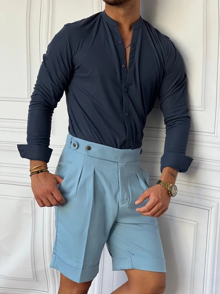 Pamuklu Keten Slimfit Kalıp Kapri