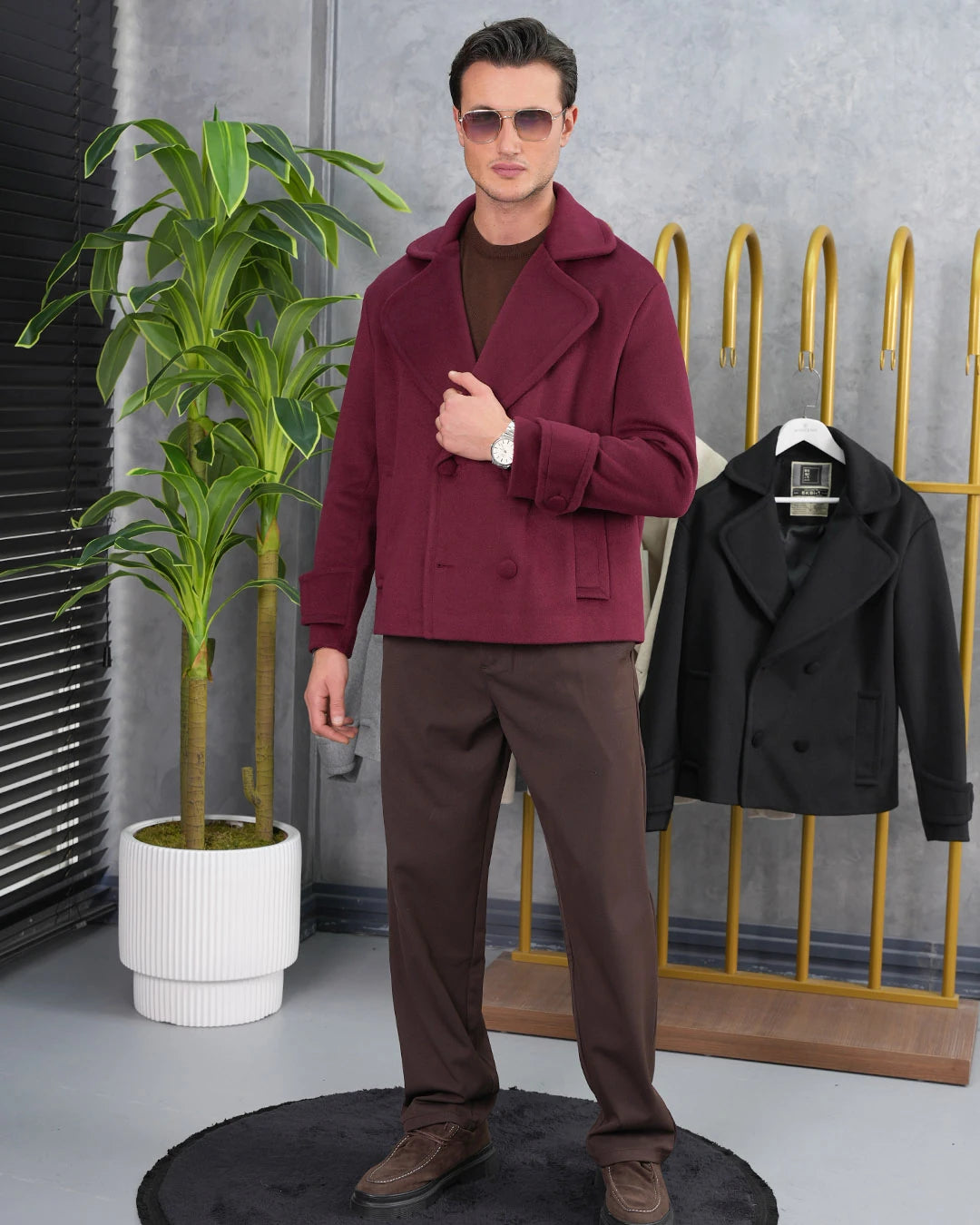 Yumuşak Dokulu Krep Model Kaşmir Ceket