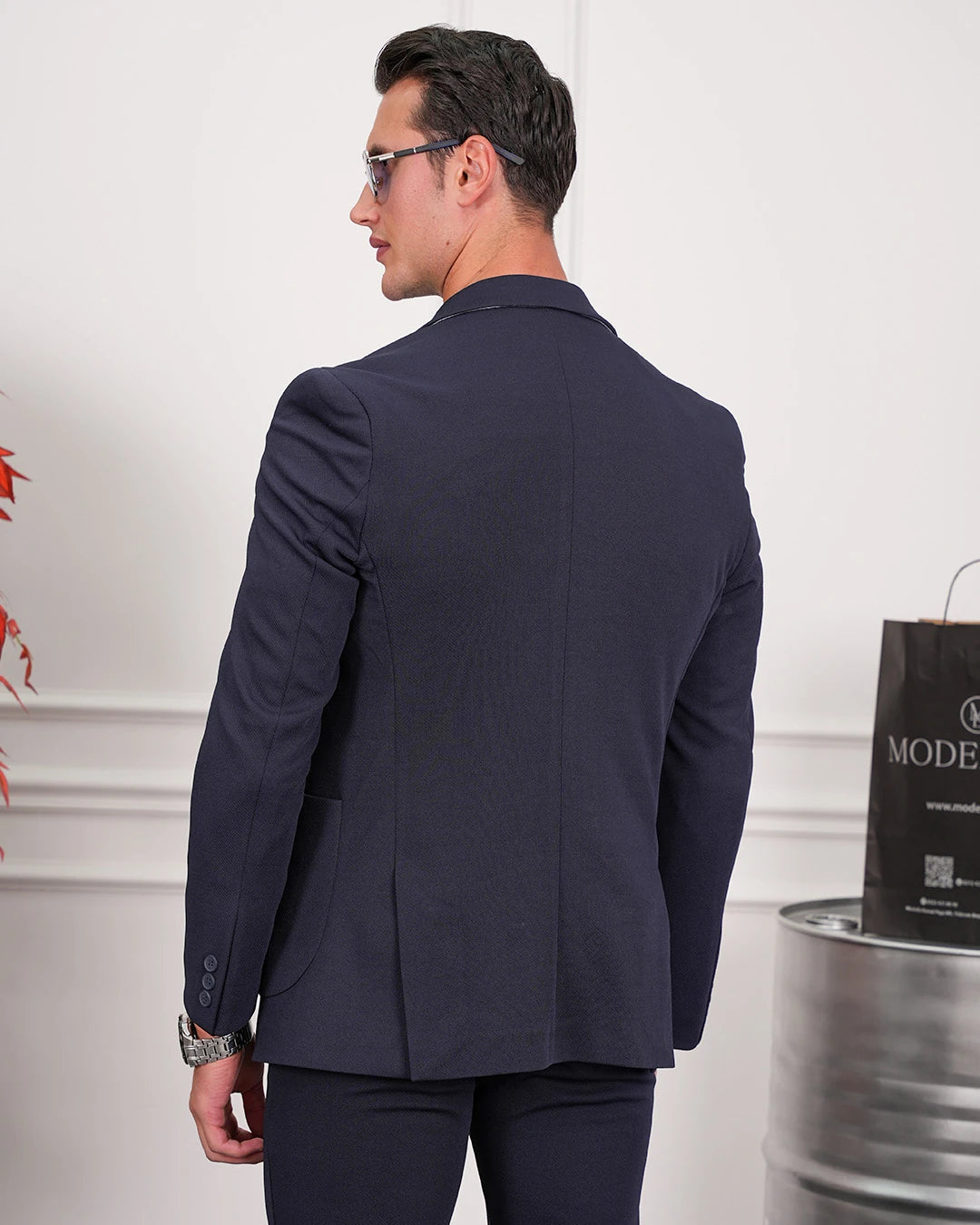 Petek Örme Pamuk Likra Takım Elbise