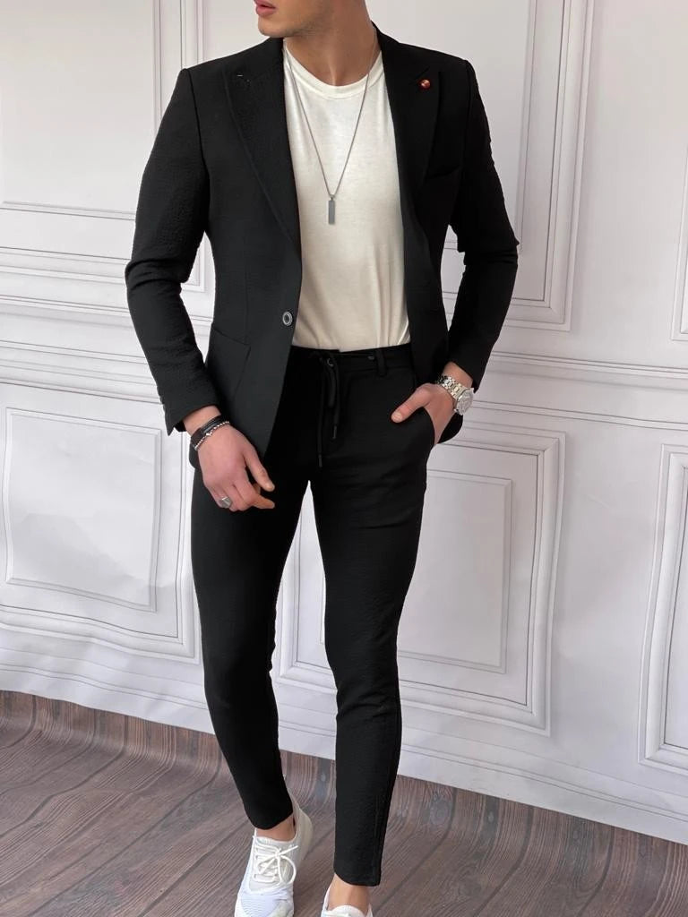 İtalyan Kesim Armur Kumaş Petek Örme Spor Takım Elbise