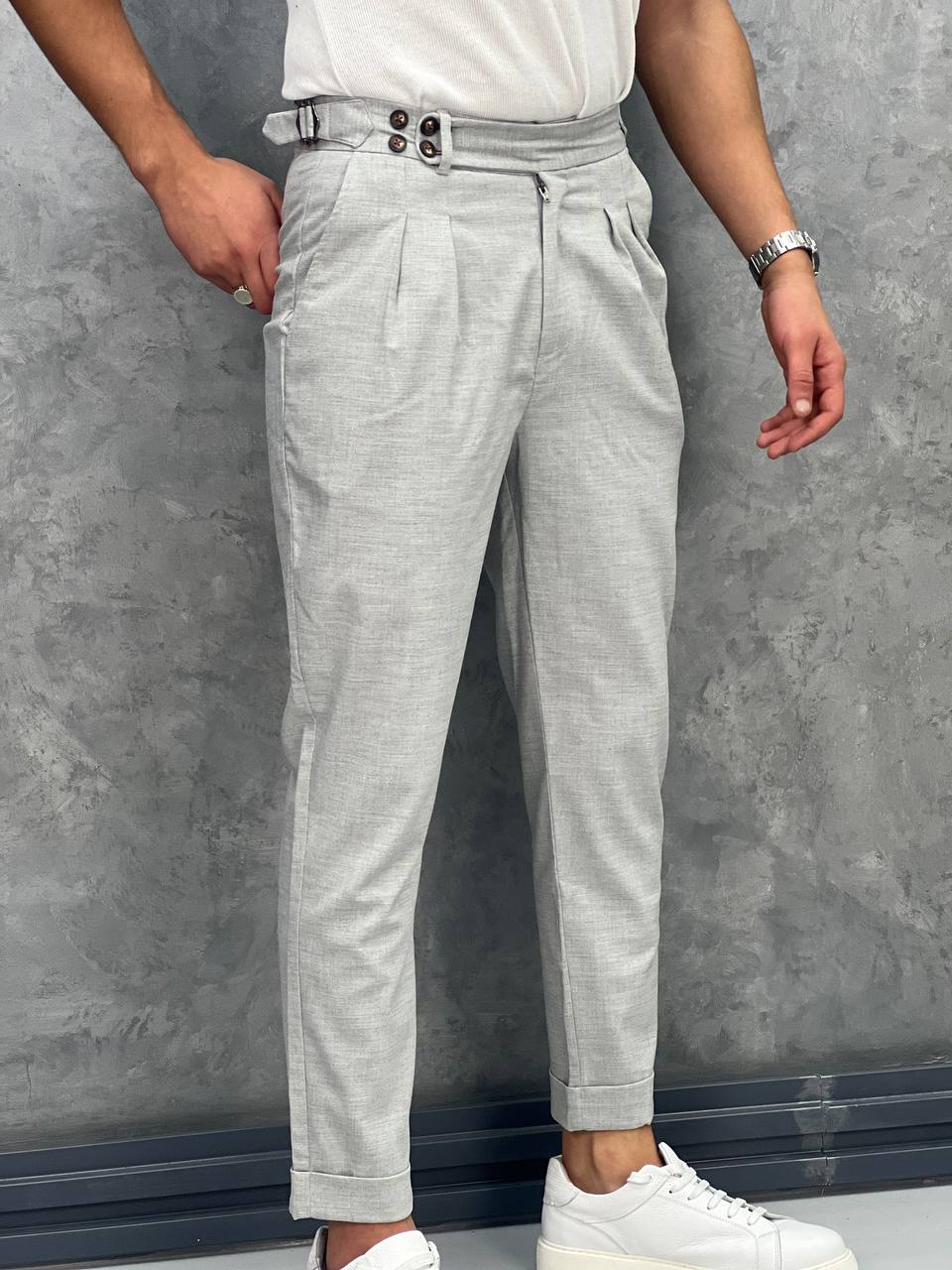 Rahat Kalıp Şalvar Kesim Kumaş Pantolon