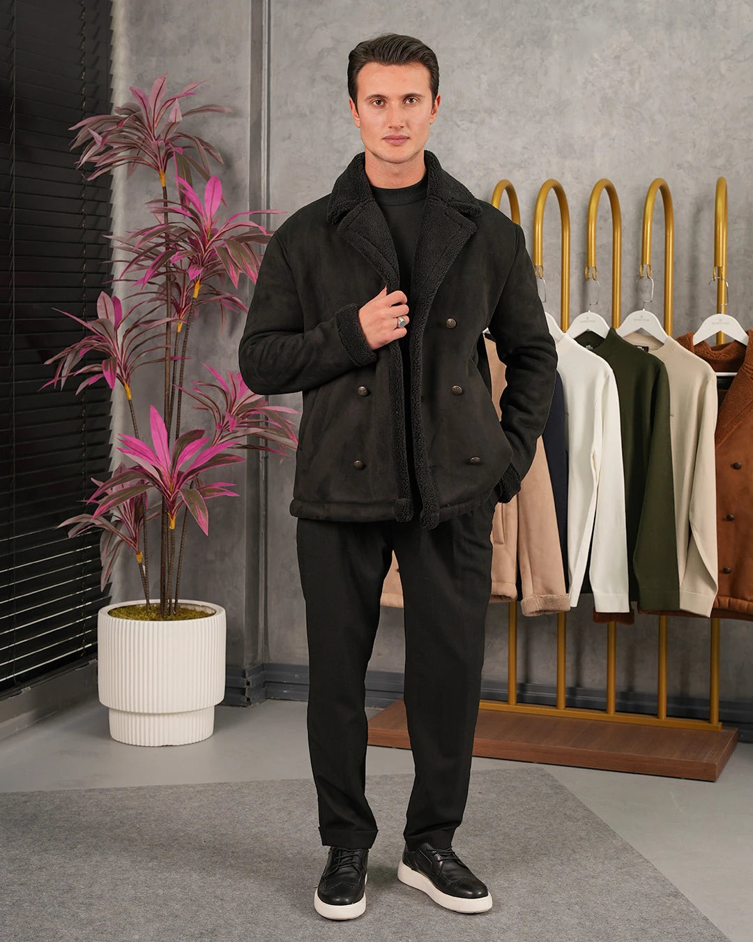 Nubuk Full Kürklü Mont