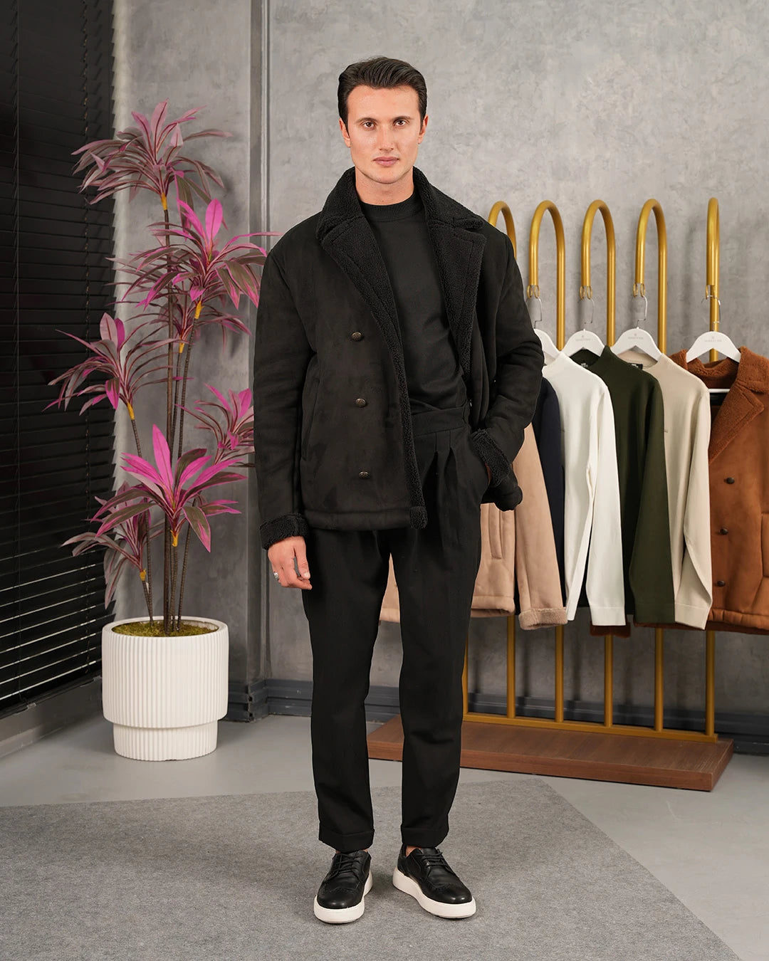 Nubuk Full Kürklü Mont