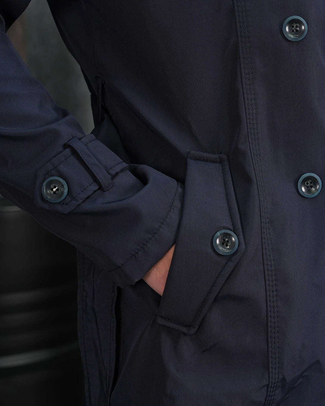 Kemer Detaylı Mevsimlik Trençkot