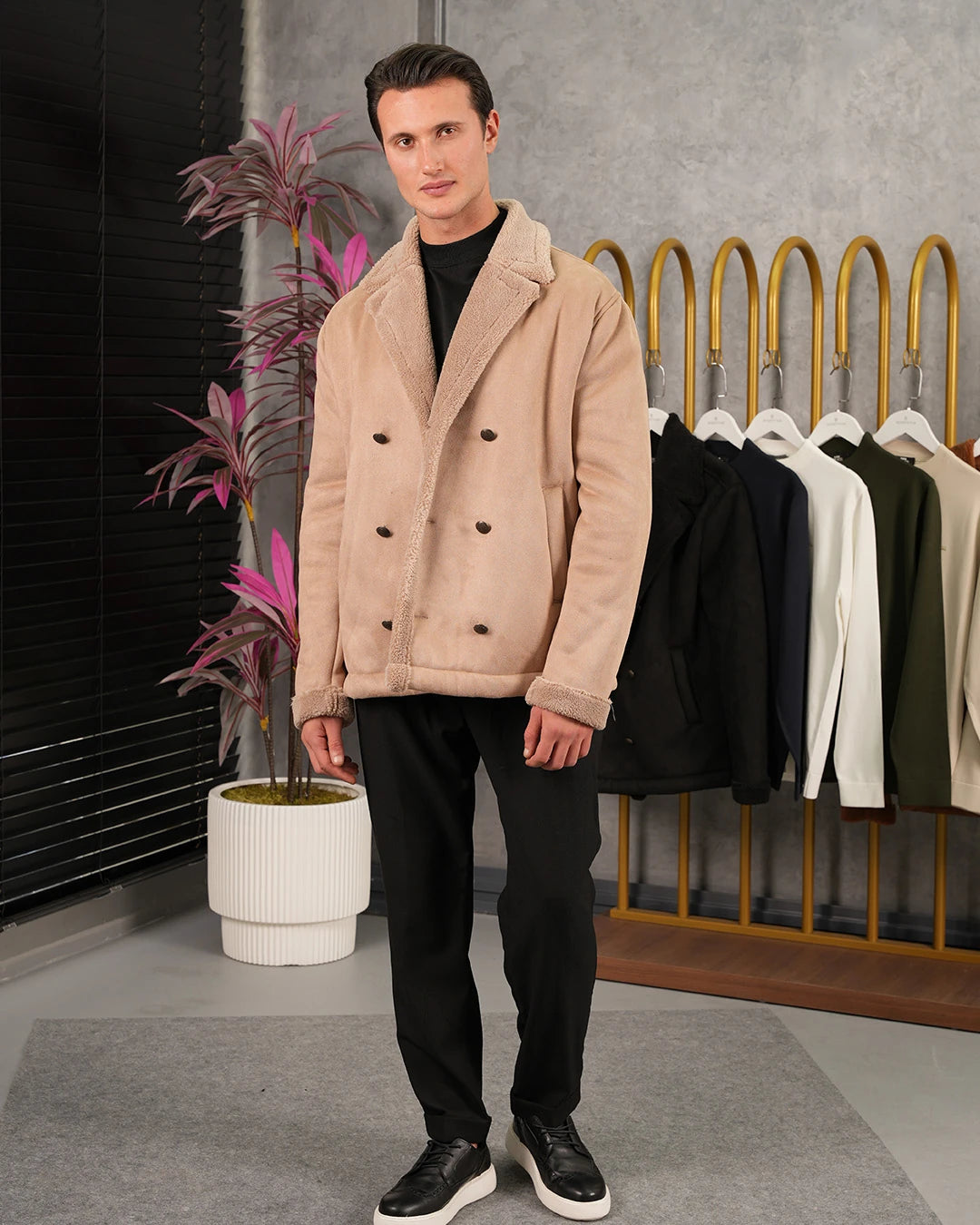 Nubuk Full Kürklü Mont