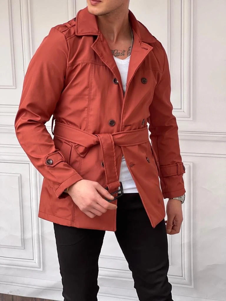 Kemer Detaylı Mevsimlik Trençkot