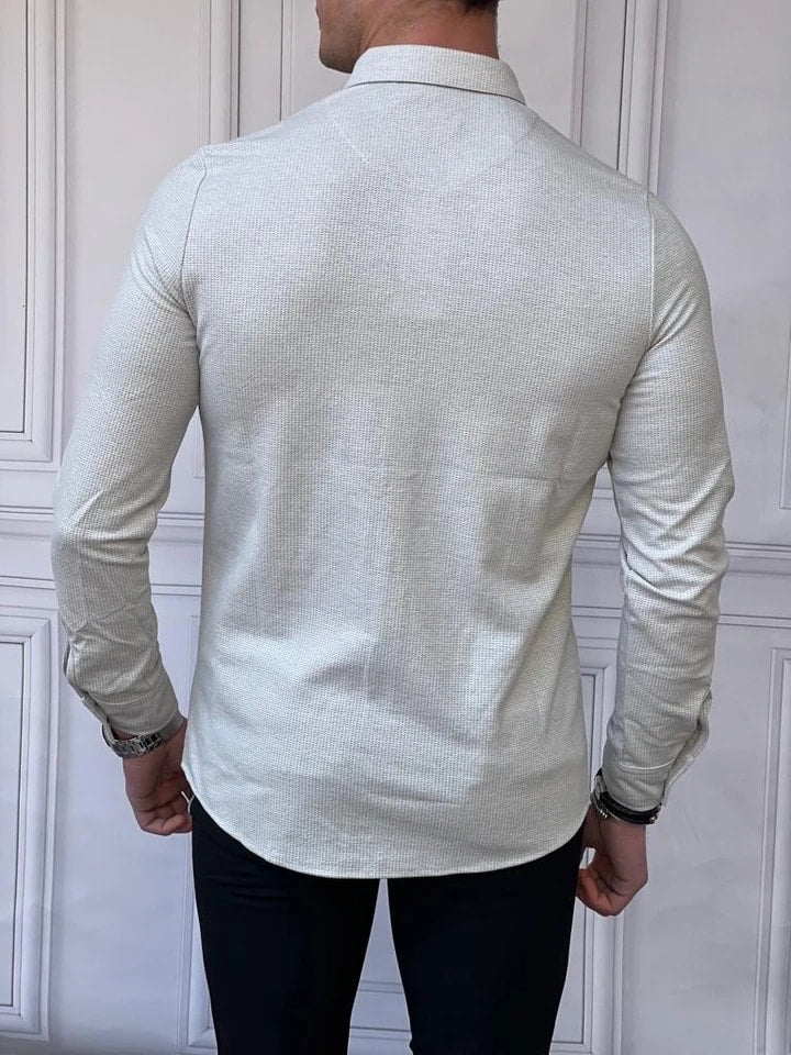 Yazlık Yüksek Kalite Örme İç Kısmı Merserize Gömlek