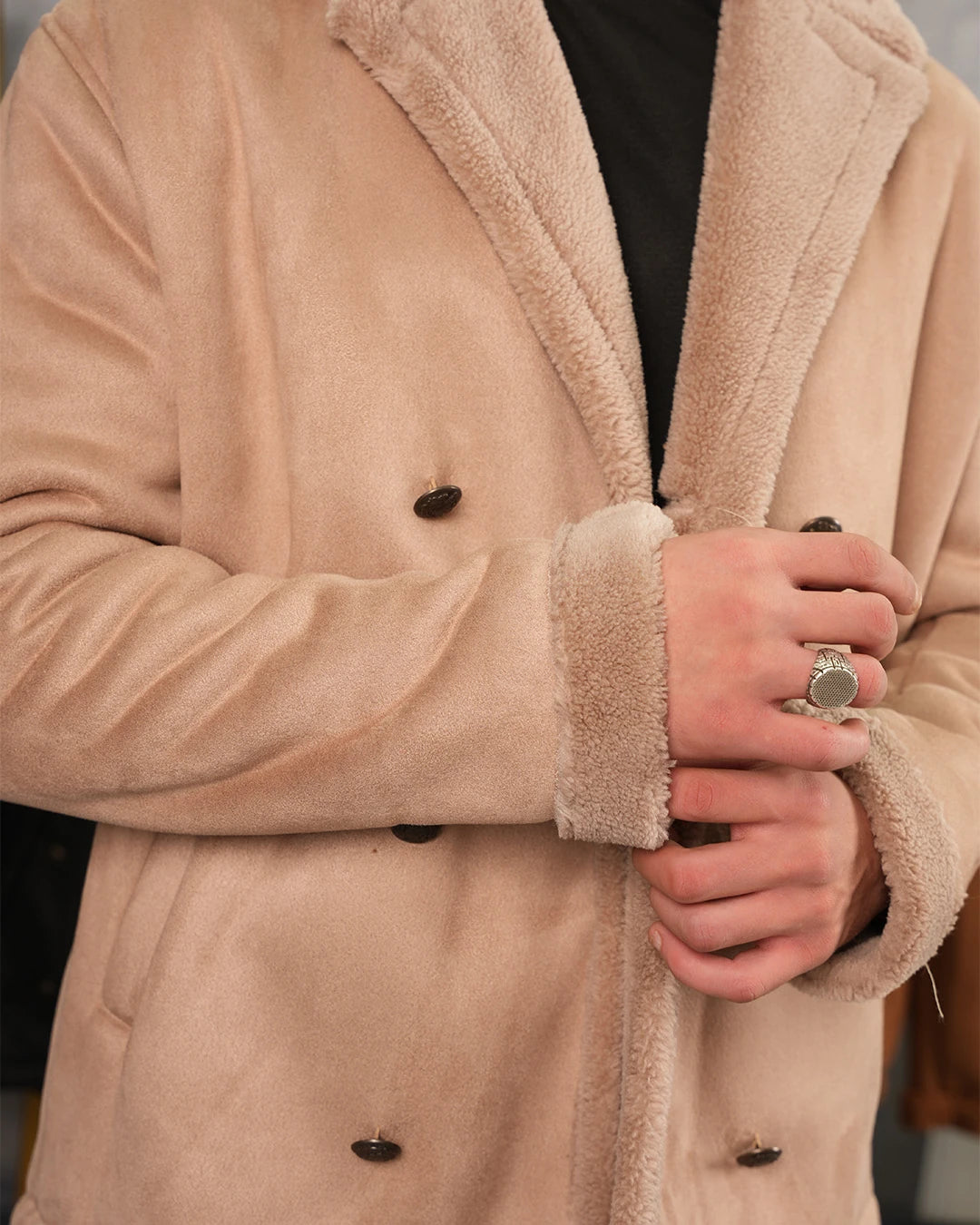 Nubuk Full Kürklü Mont