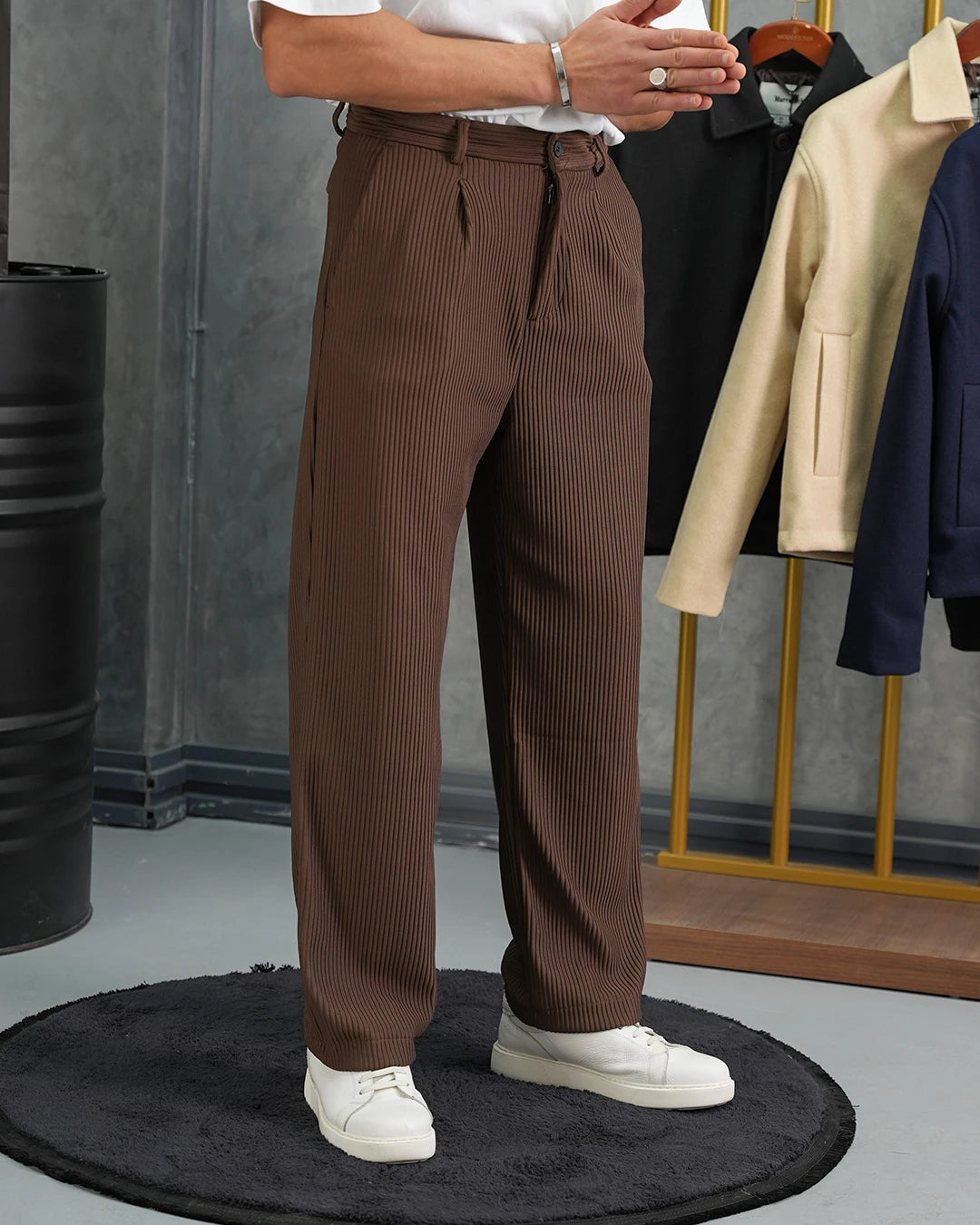 Fitil Desen Baggy Pantolon