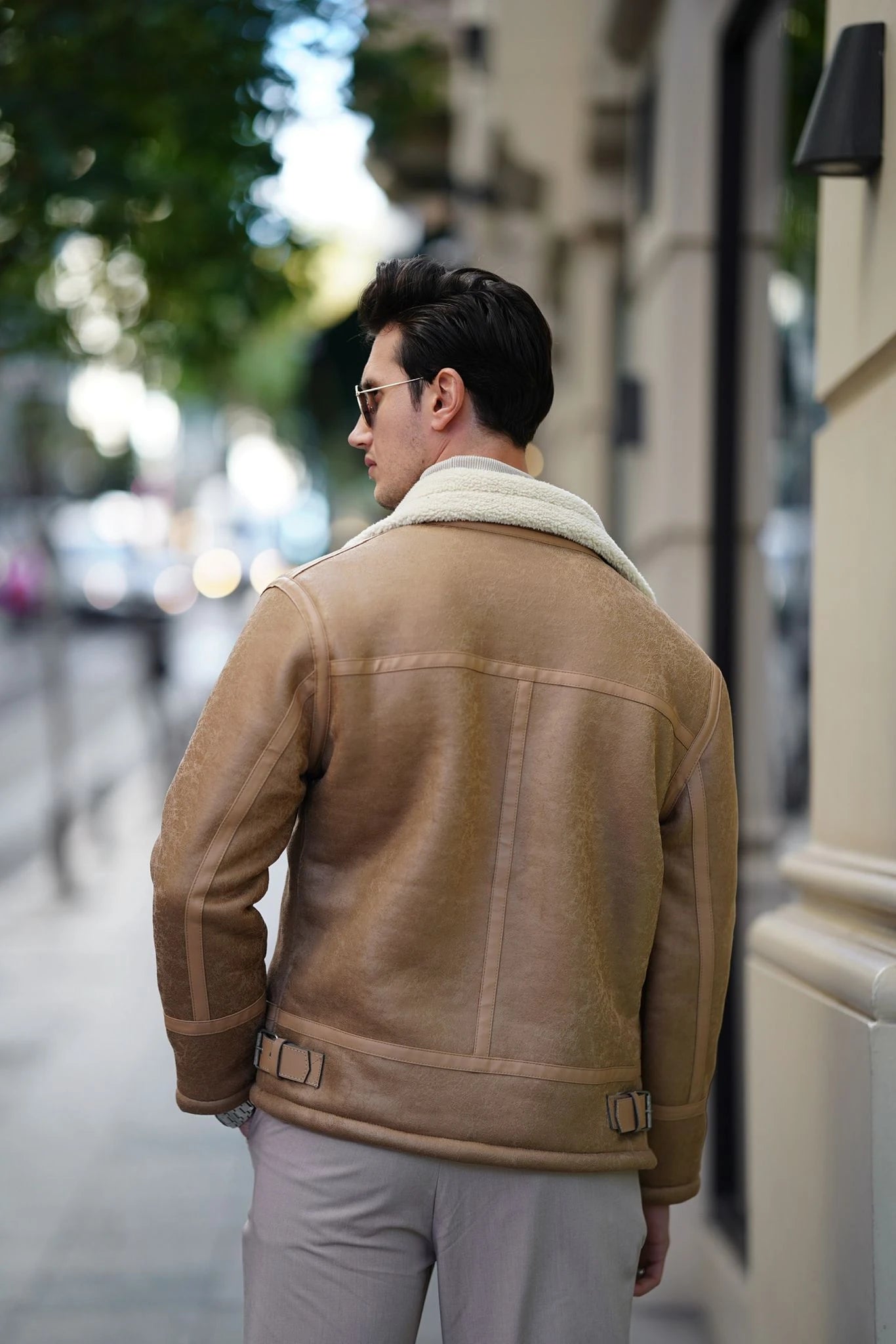 Full Kürklü Napa Deri Mont