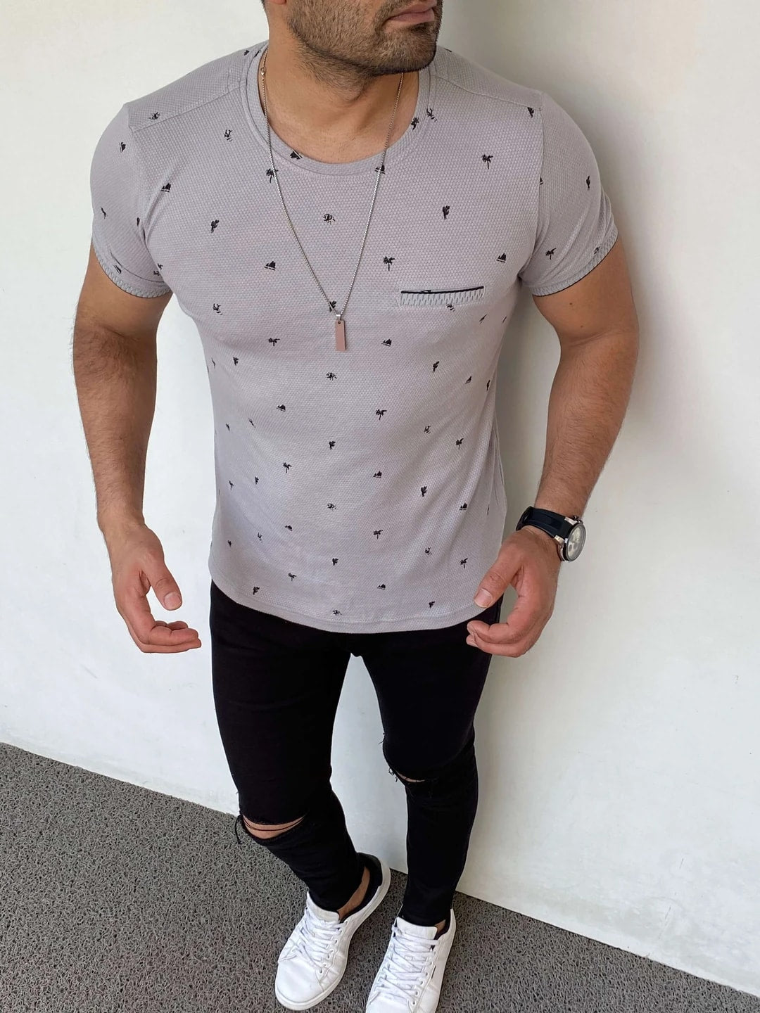 Slim Fit Triko Tshirt