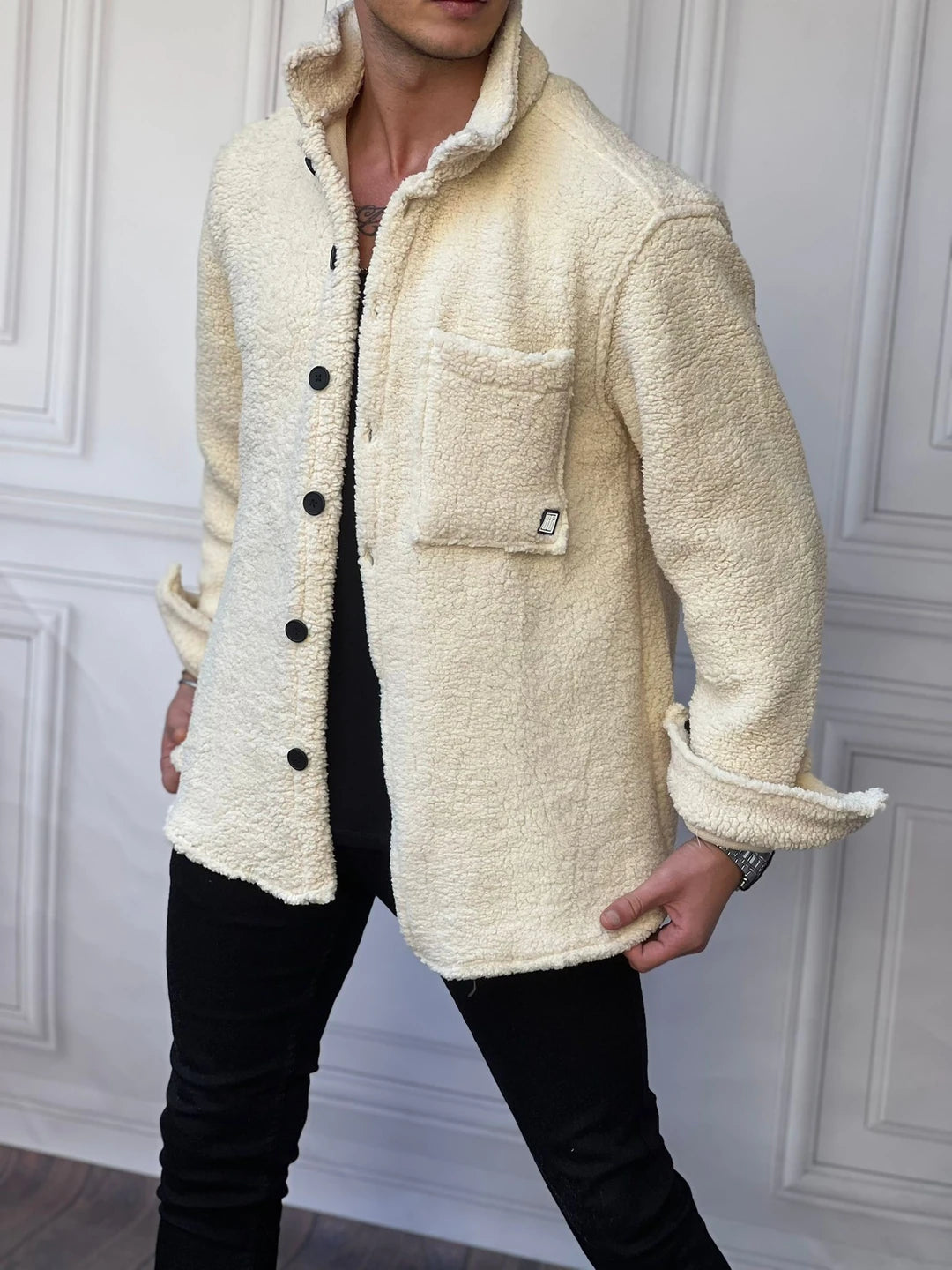 Rahat Kalıp Yüksek Kalite Peluş Gömlek