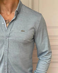 Slimfit Merserize Pamuk Uzun Kollu Gömlek
