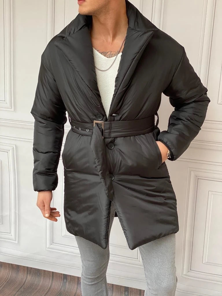 Kalın Dolgu Kemer Detaylı Dolum Şişme Kaban