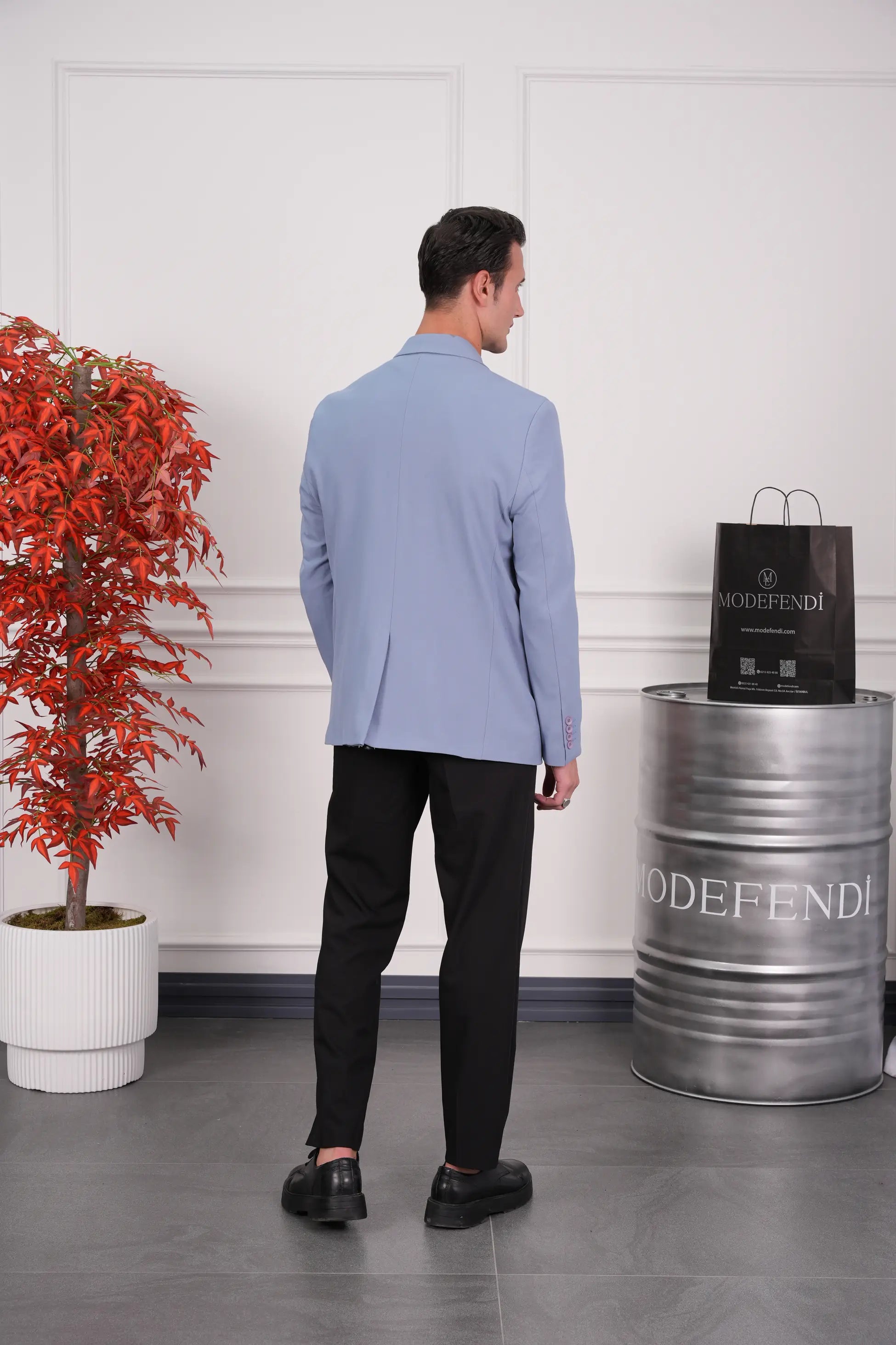 2 Düğme Detaylı Oversize Kesim Ceket