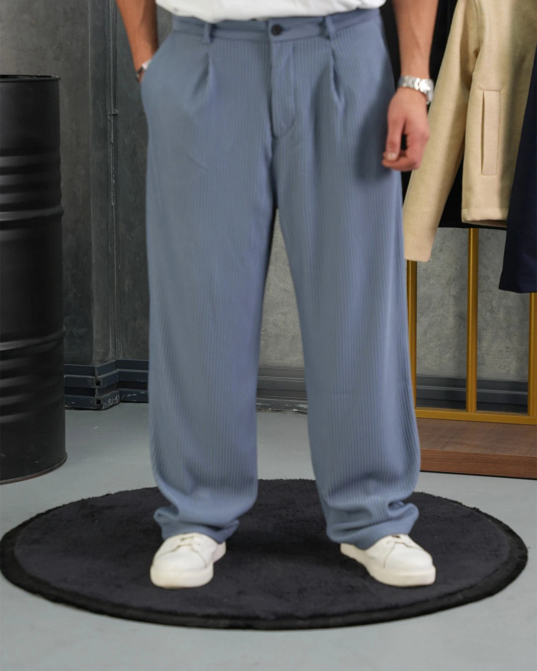 Fitil Desen Baggy Pantolon