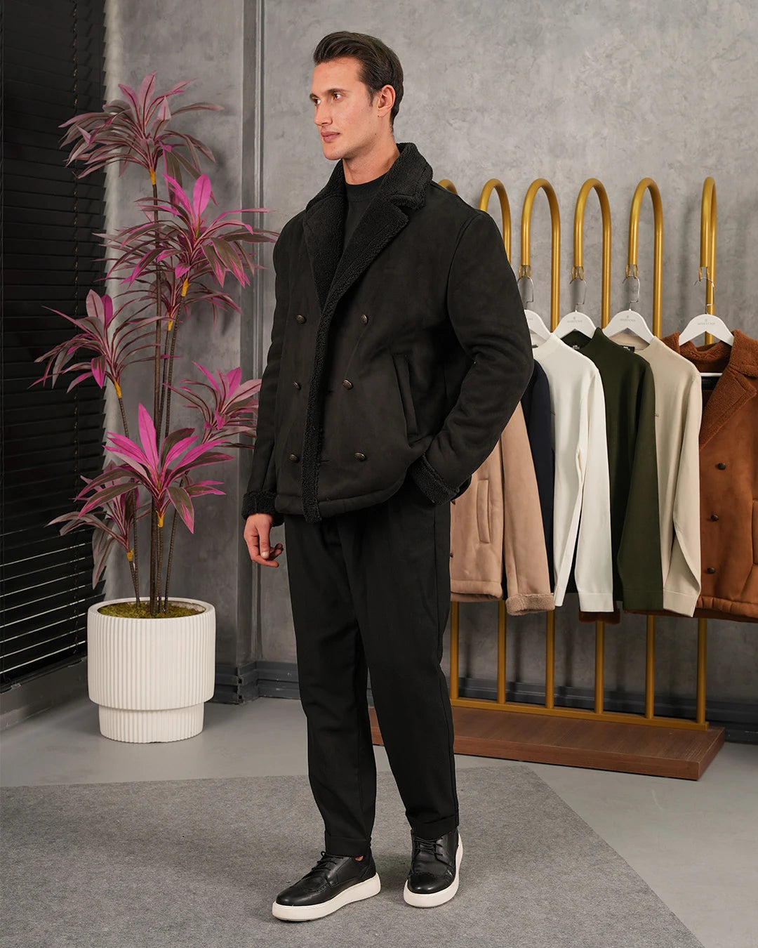 Nubuk Full Kürklü Mont