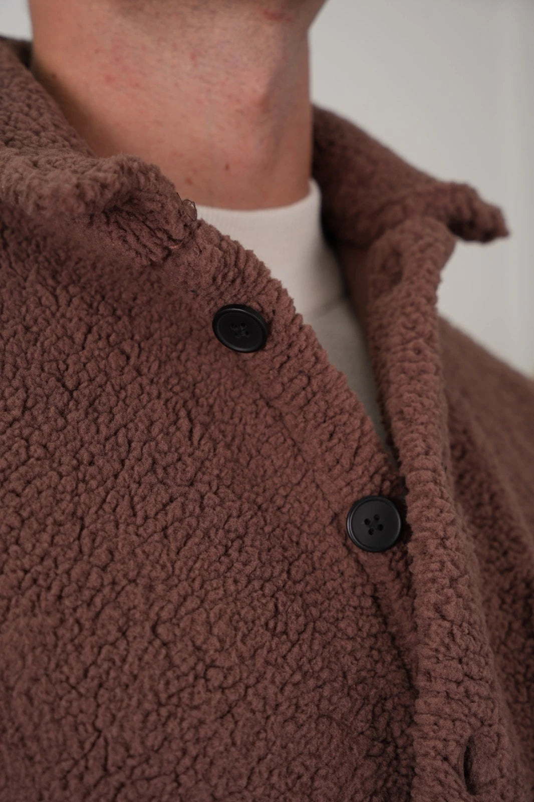 Oversize Peluş Mont