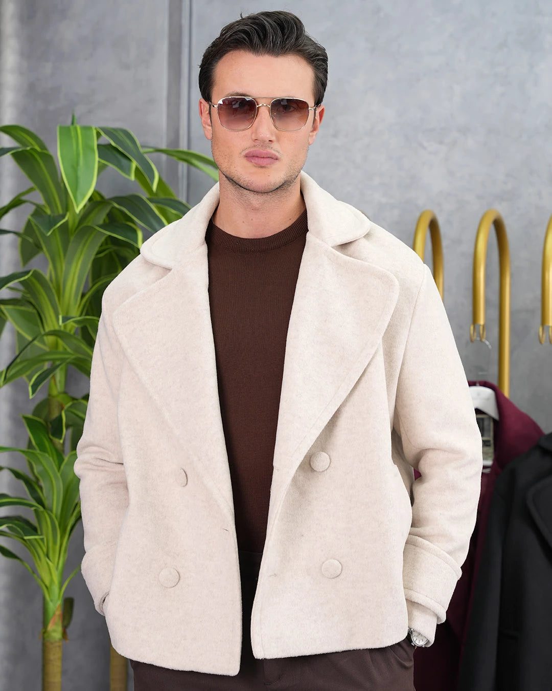 Yumuşak Dokulu Krep Model Kaşmir Ceket