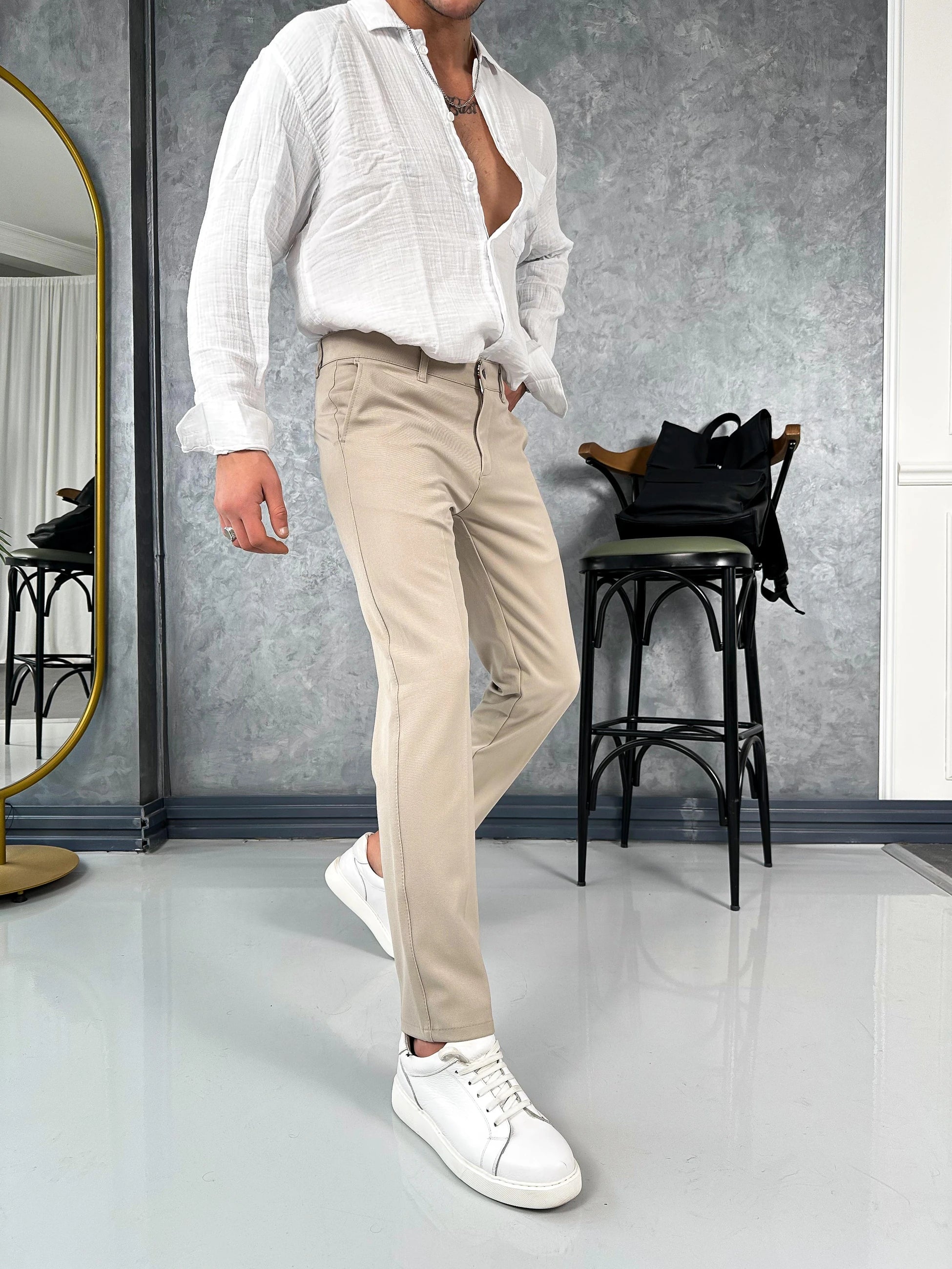 Yüksek Kalite Slimfit Full Likra Kumaş Pantolon