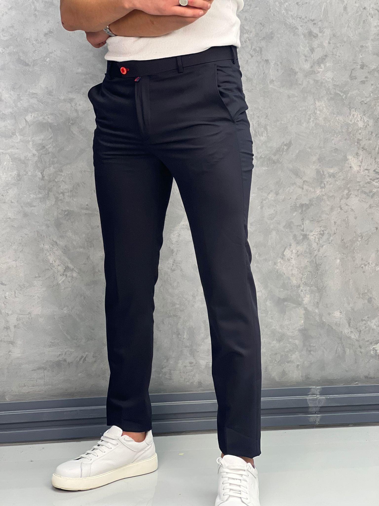 İtalyan Kesim Pamuk Likra Kumaş Pantolon