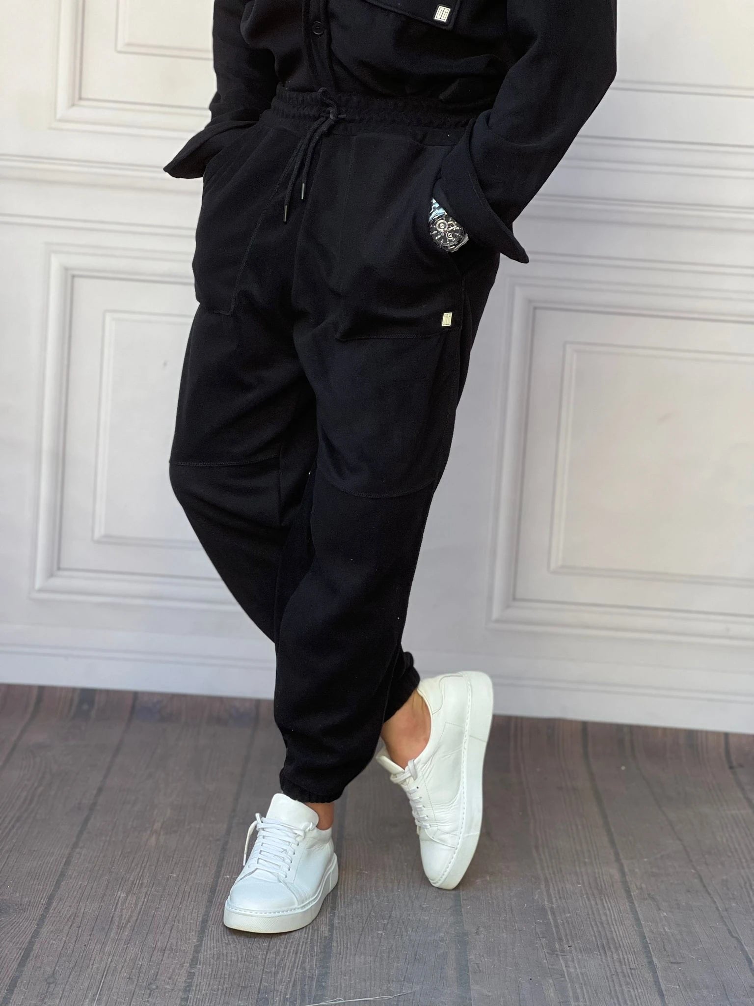 Polar Kumaş Geniş Kalıp Eşofman Altı