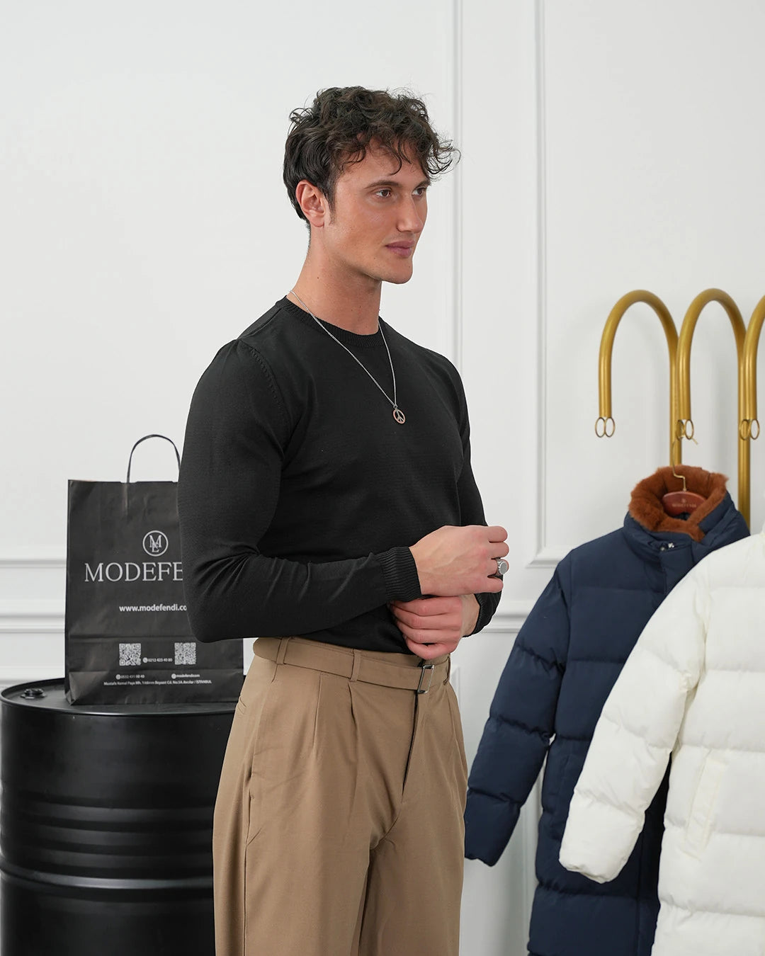 Pamuk Yapılı Slimfit Triko