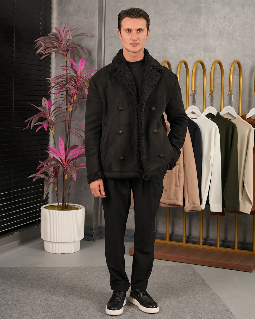 Nubuk Full Kürklü Mont