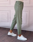 Gabardin Kumaş Boyfriend (Rahat Kalıp) Pantolon
