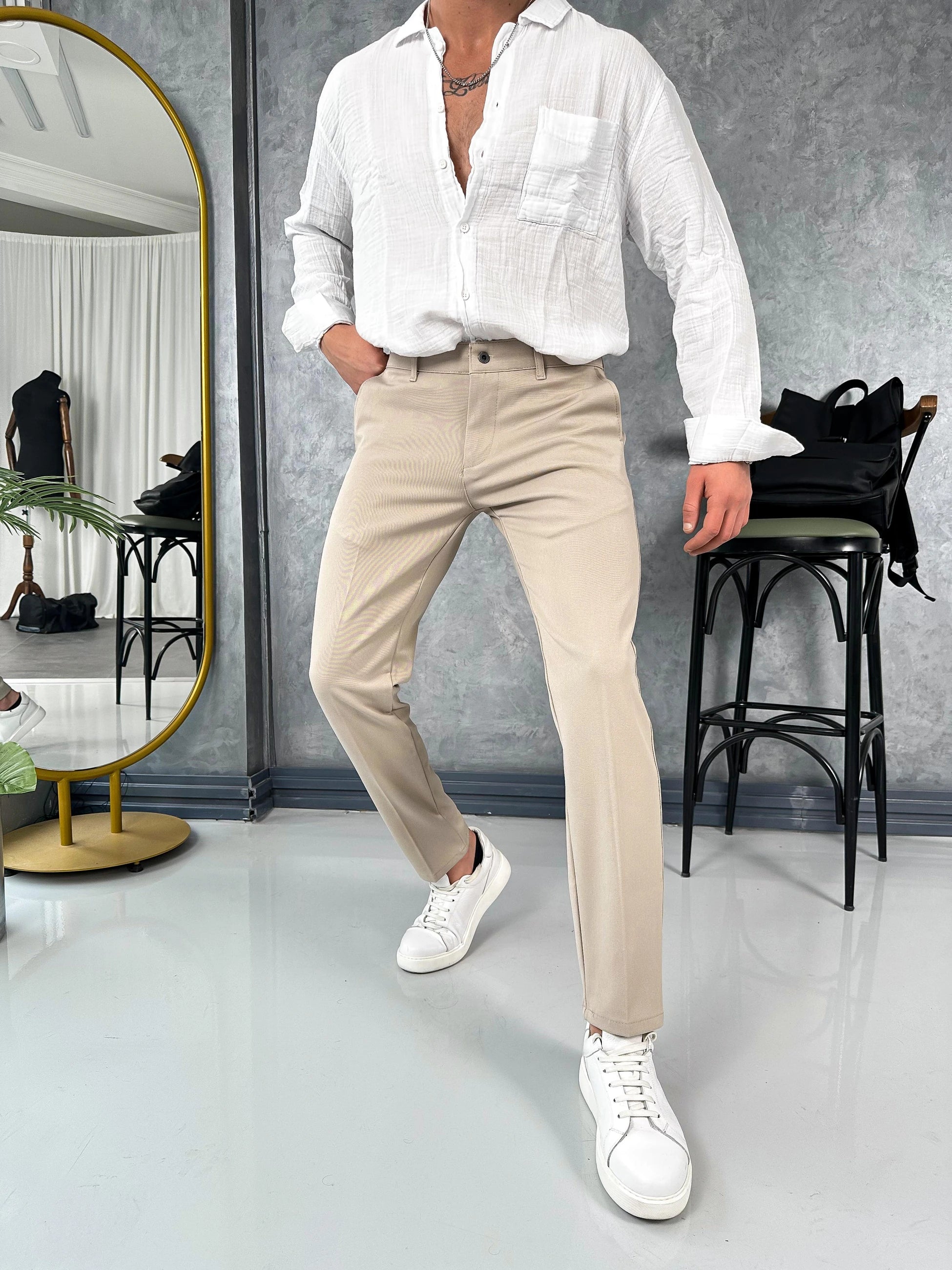 Yüksek Kalite Slimfit Full Likra Kumaş Pantolon