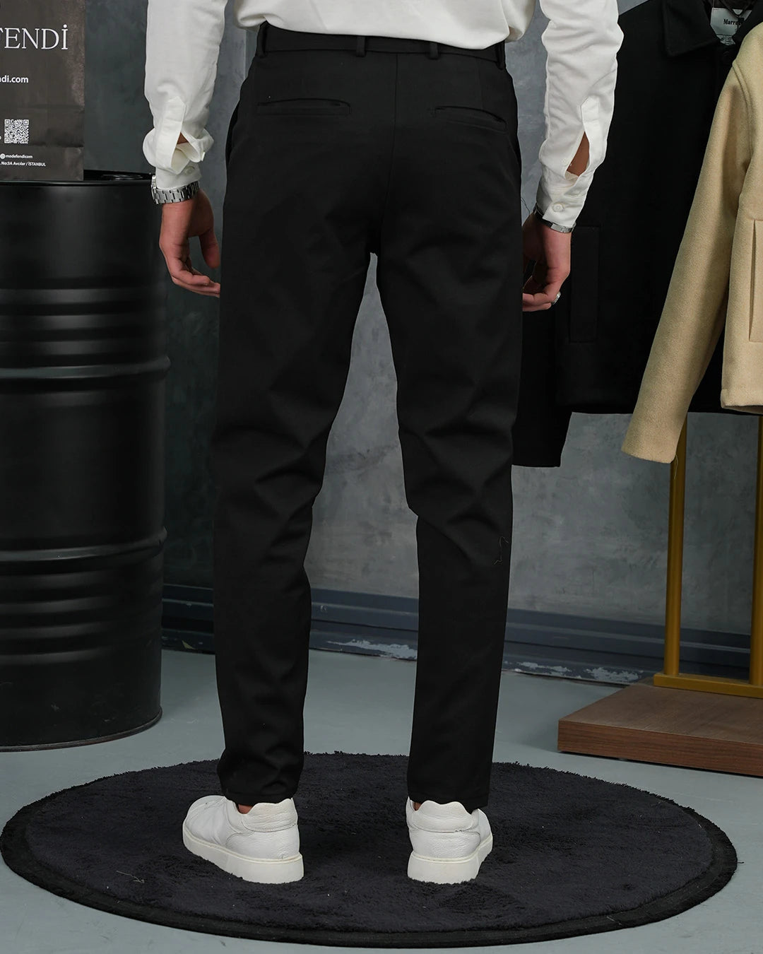 Yüksek Kalite Pamuk Likra Slim Fit Kumaş Pantolon