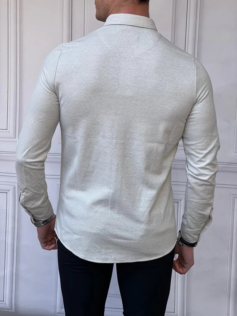 Yazlık Yüksek Kalite Örme İç Kısmı Merserize Gömlek