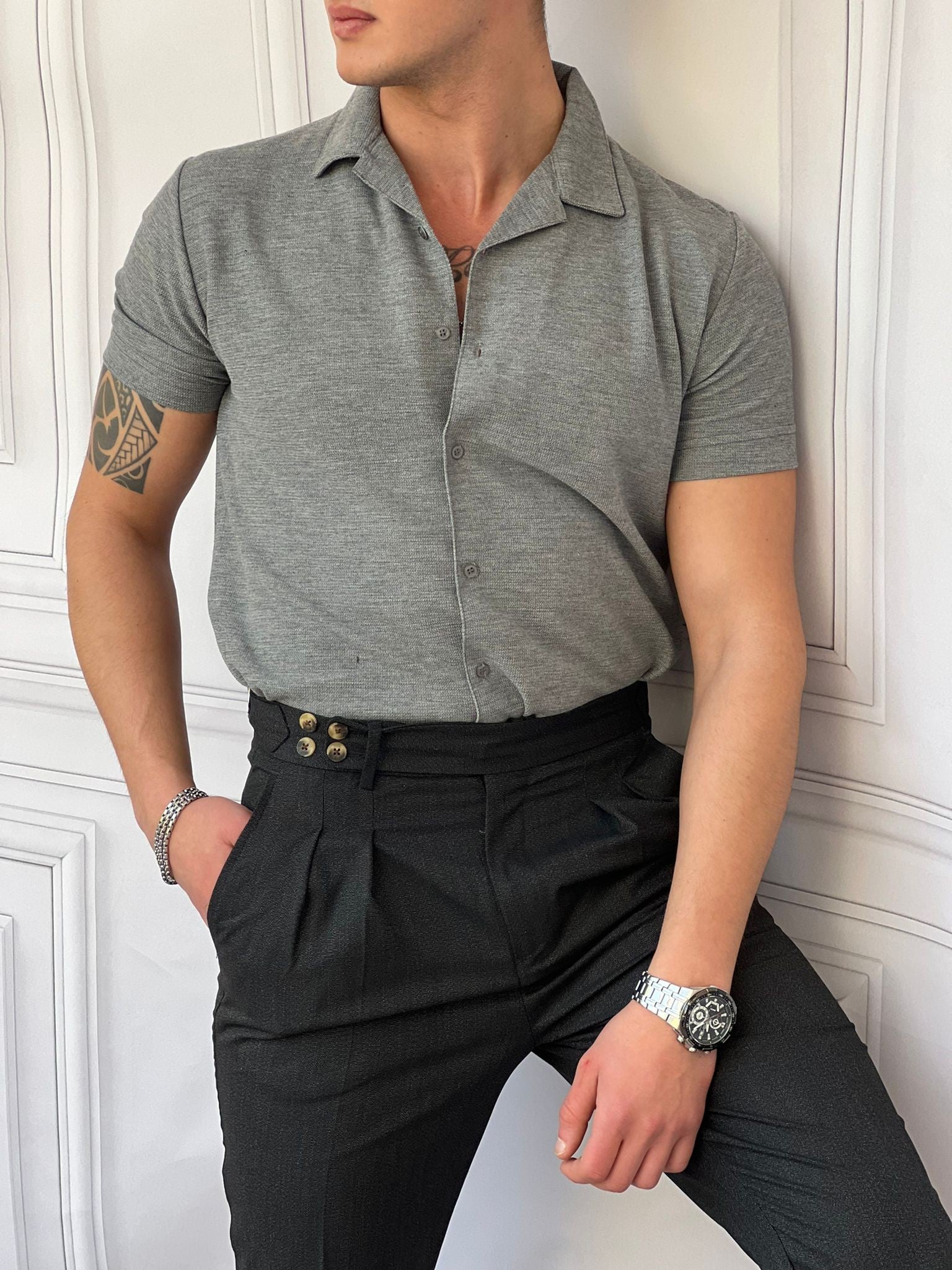 Rahat Kalıp Şalvar Kesim Kumaş Pantolon