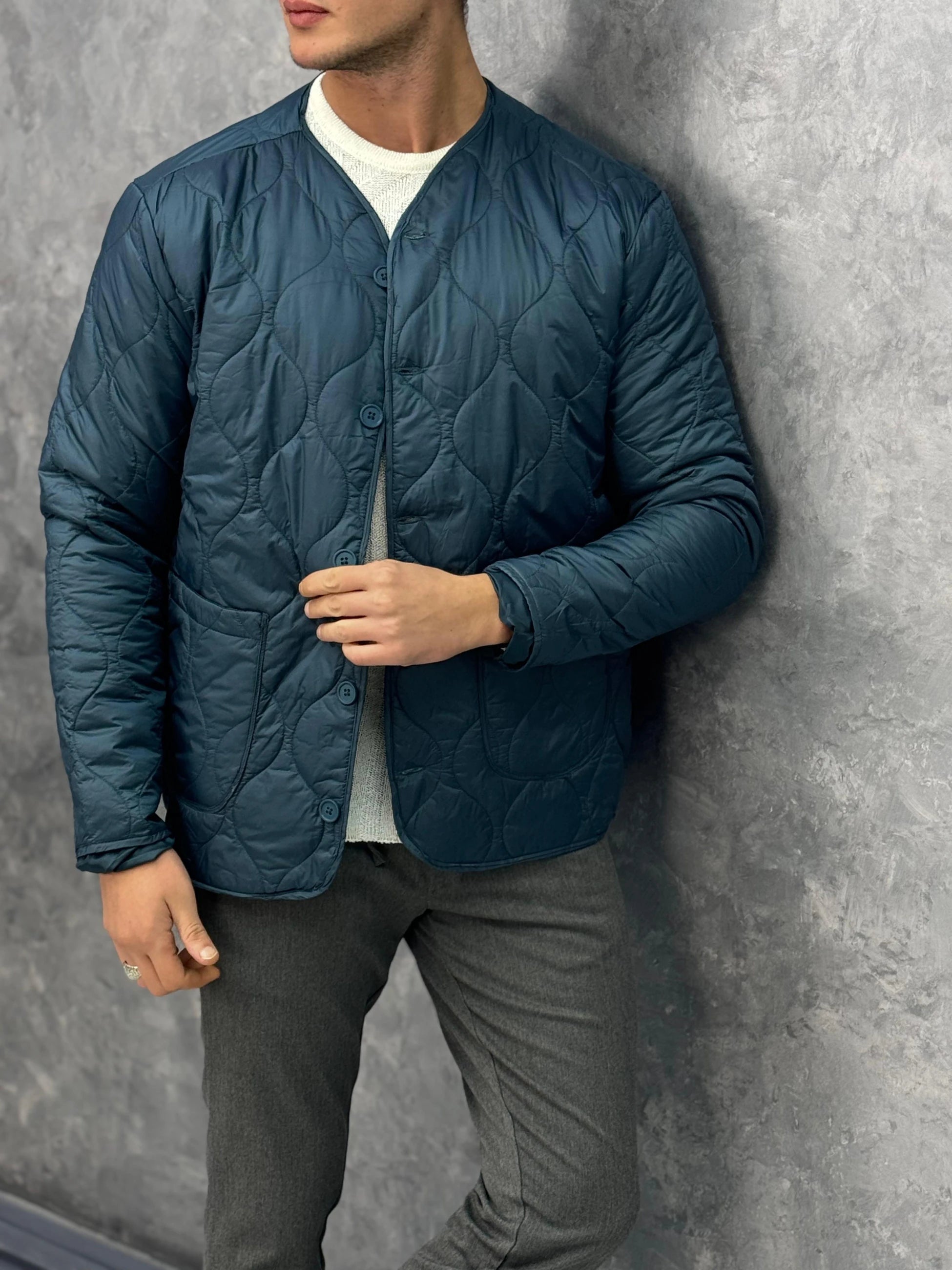 Torba Cep Müslim Yaka Mevsimlik Bomber Mont