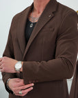 Özel Seri %100 Gofre Kumaş İtalyan Kesim Modern Fit Ceket