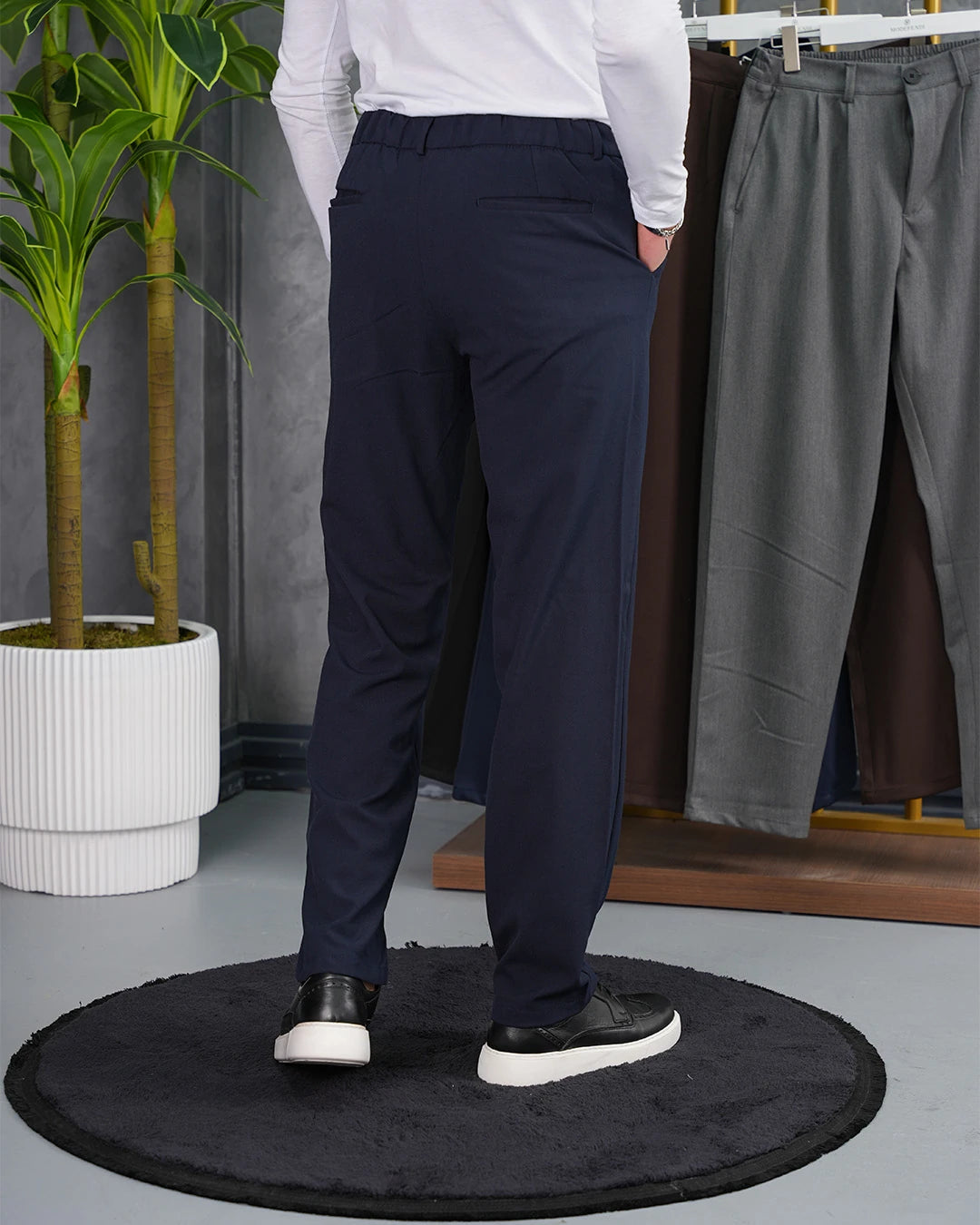 Orta Slim fit Kalıp Pamuk Likra Kumaş Pantolon