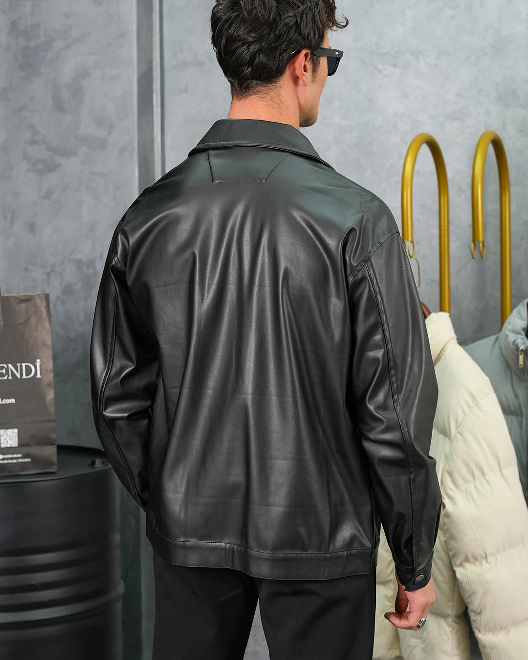 İç Kısmı Nubuk Mevsimlik Deri Ceket