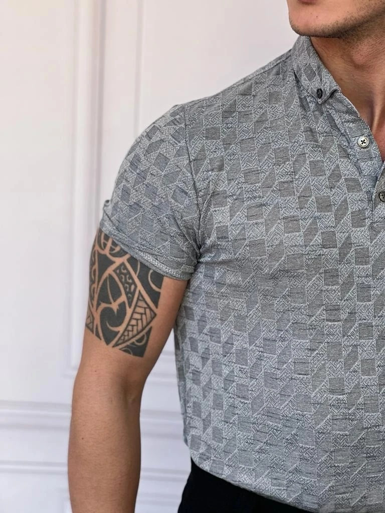 Polo Yaka Merserize Kumaş Tshırt