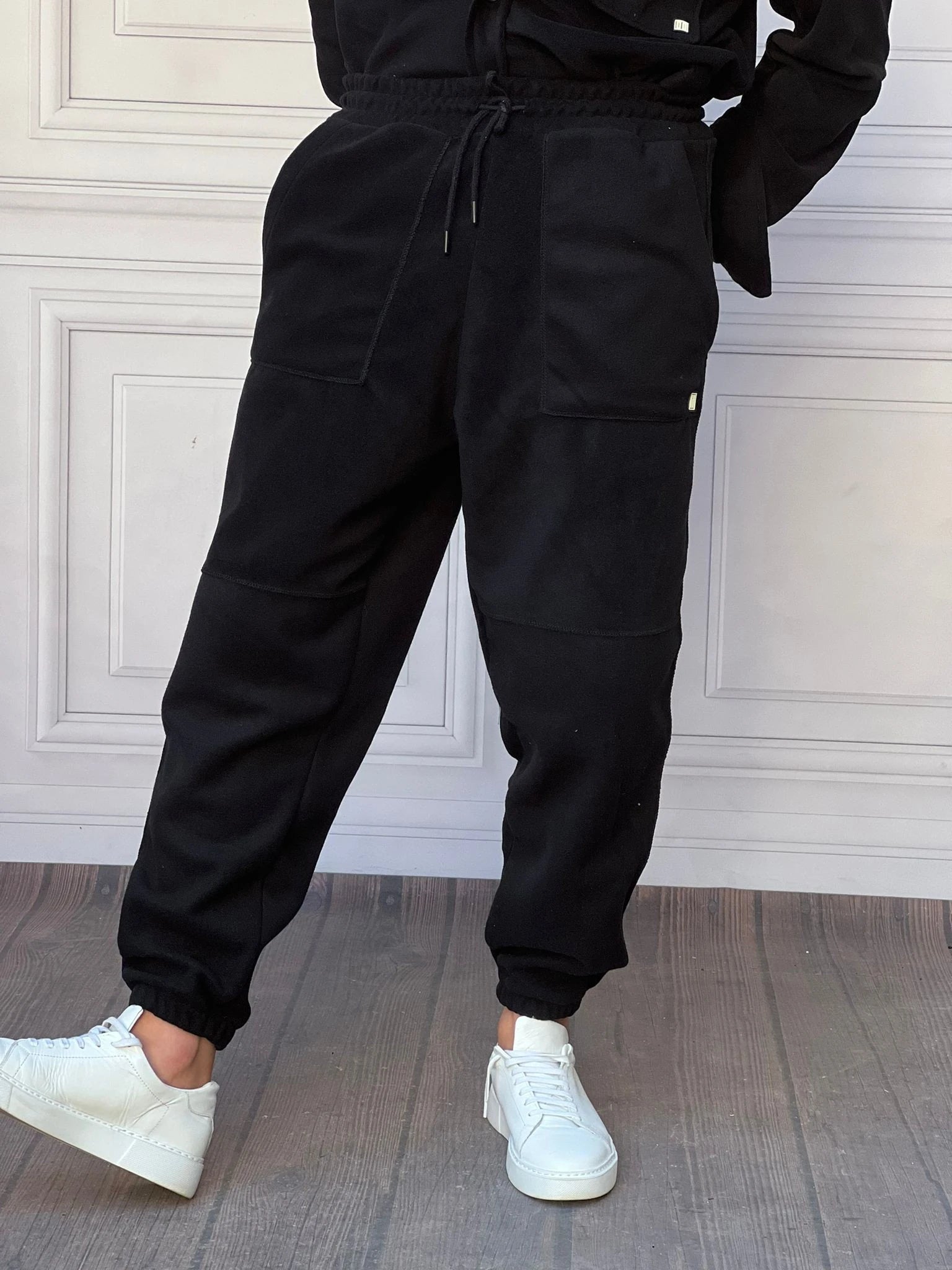 Polar Kumaş Geniş Kalıp Eşofman Altı