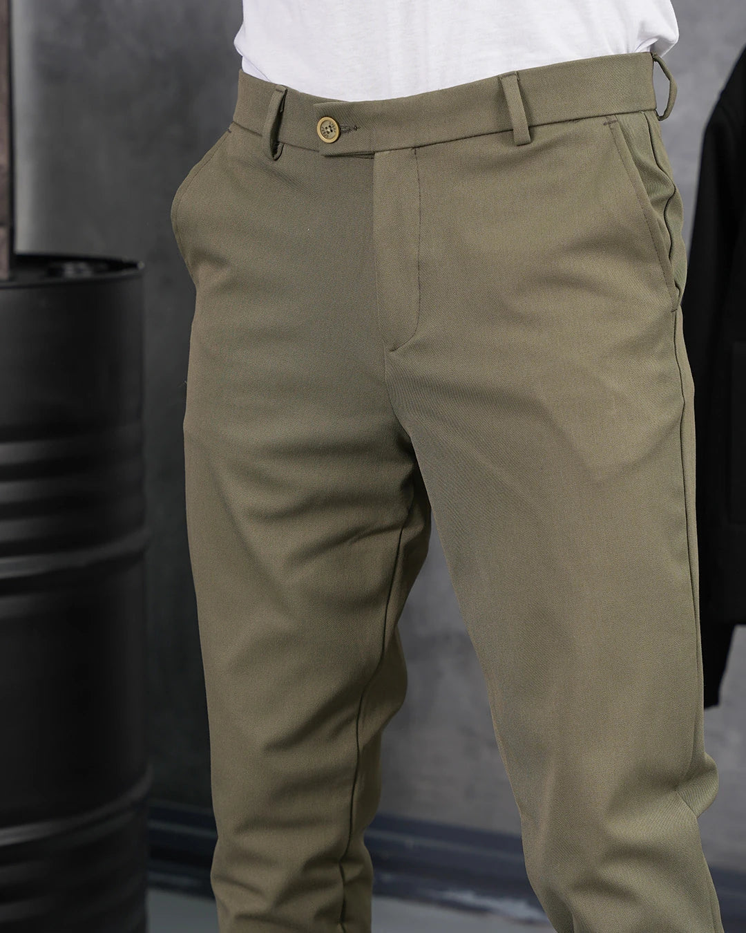 Yüksek Kalite Pamuk Likra Slim Fit Kumaş Pantolon