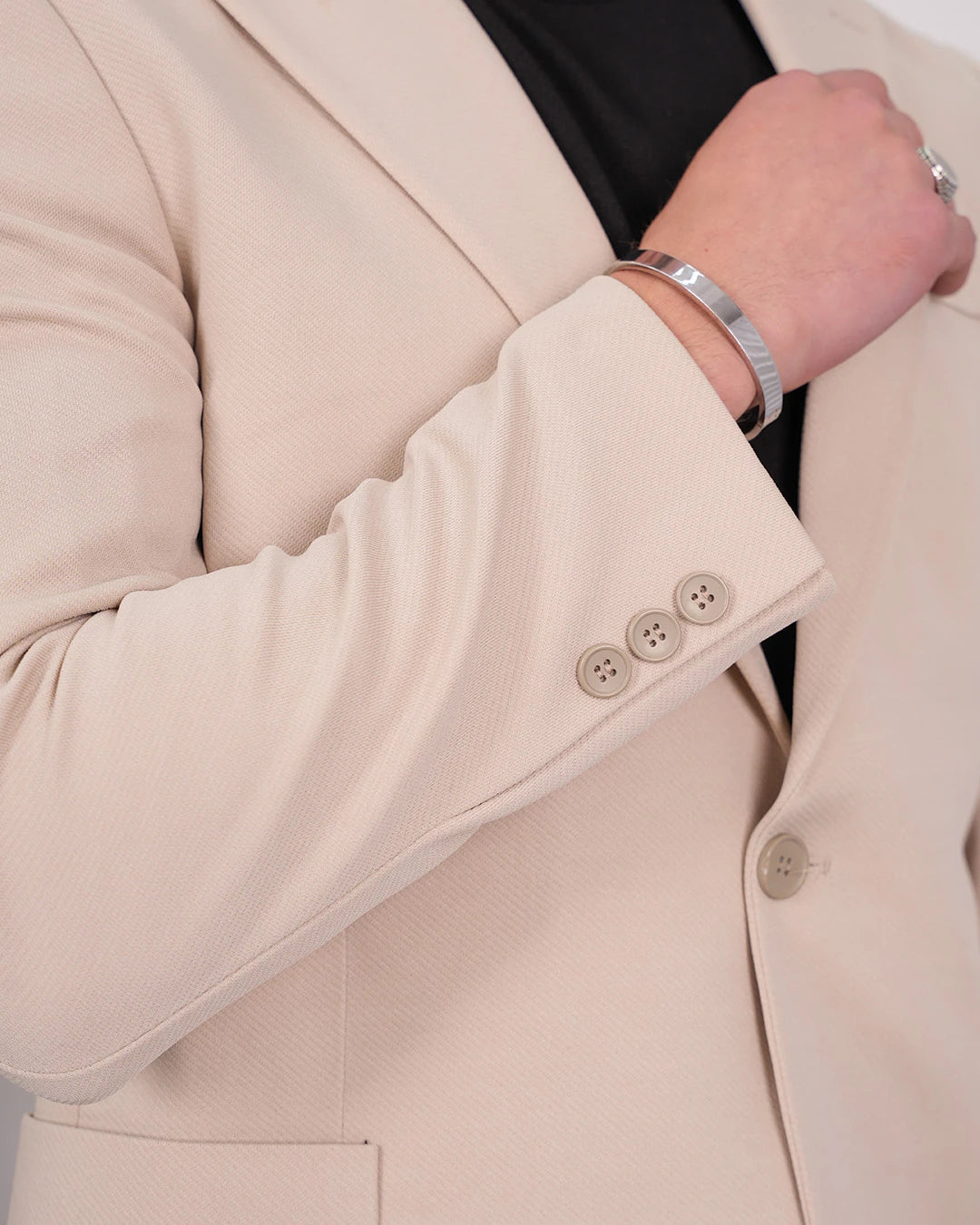 Petek Örme Pamuk Likra Takım Elbise